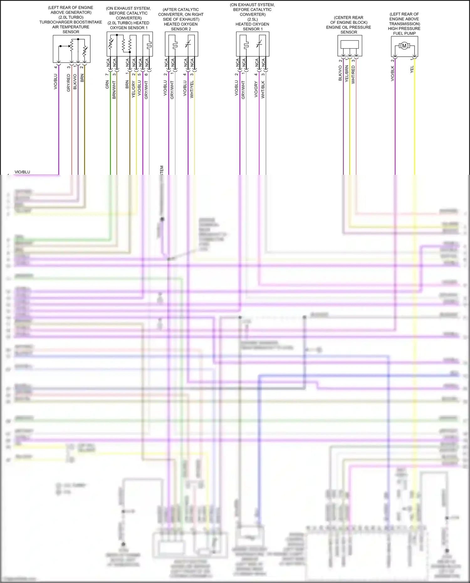 Buick Envision I (2016-2018) engine coolant temperature sensor wiring diagram  (3 of 4)