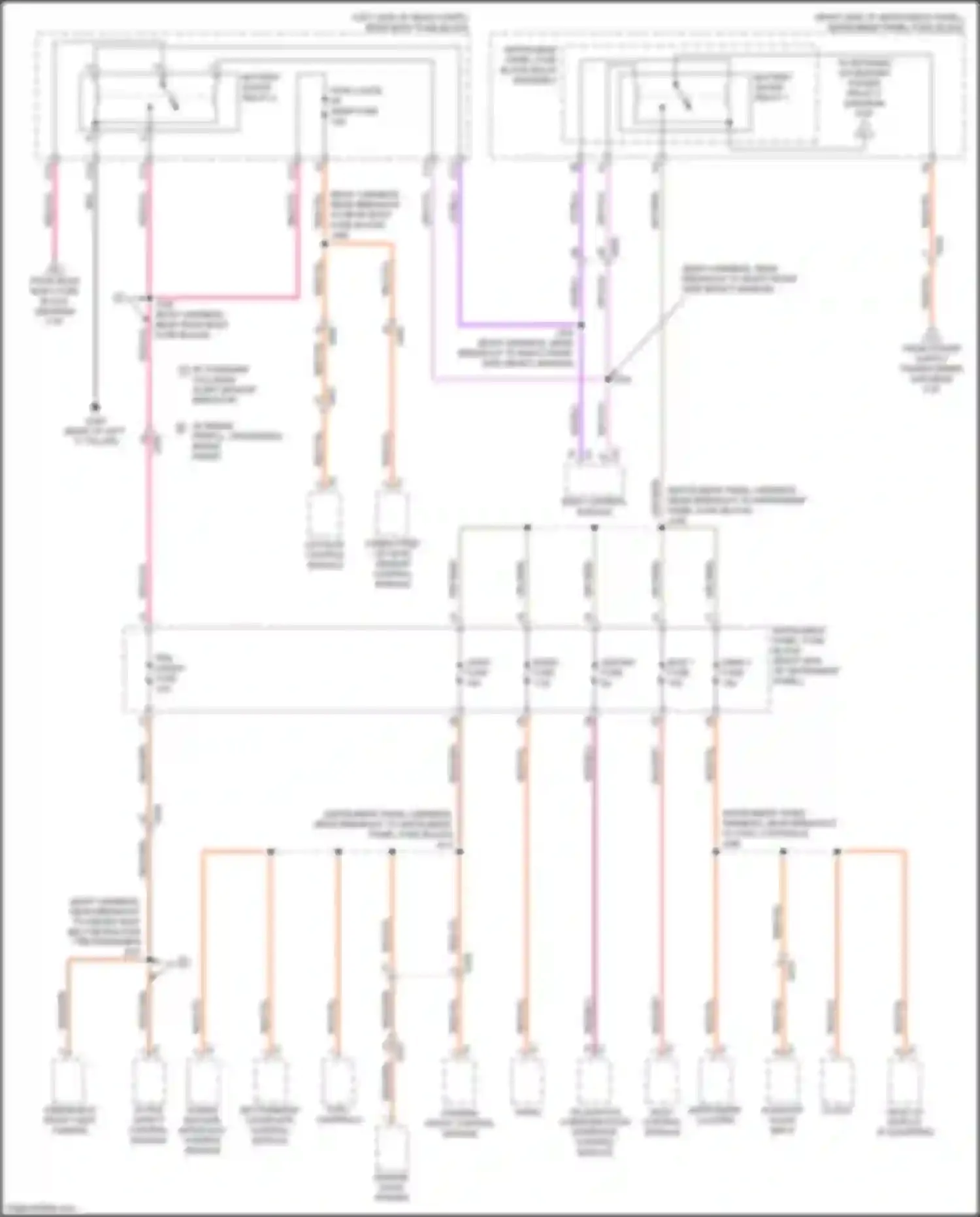 Wiring diagram hands-free liftgate sensor control module for Buick Envision I (2016-2018) (3 of 4)