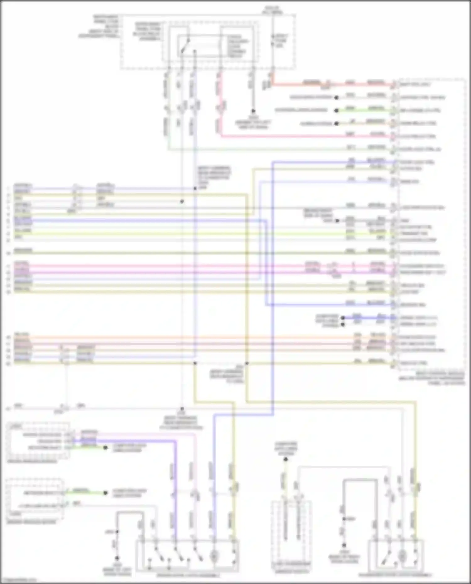 Wiring diagram horn relay ctrl for Buick Envision I (2016-2018) (1 of 2)