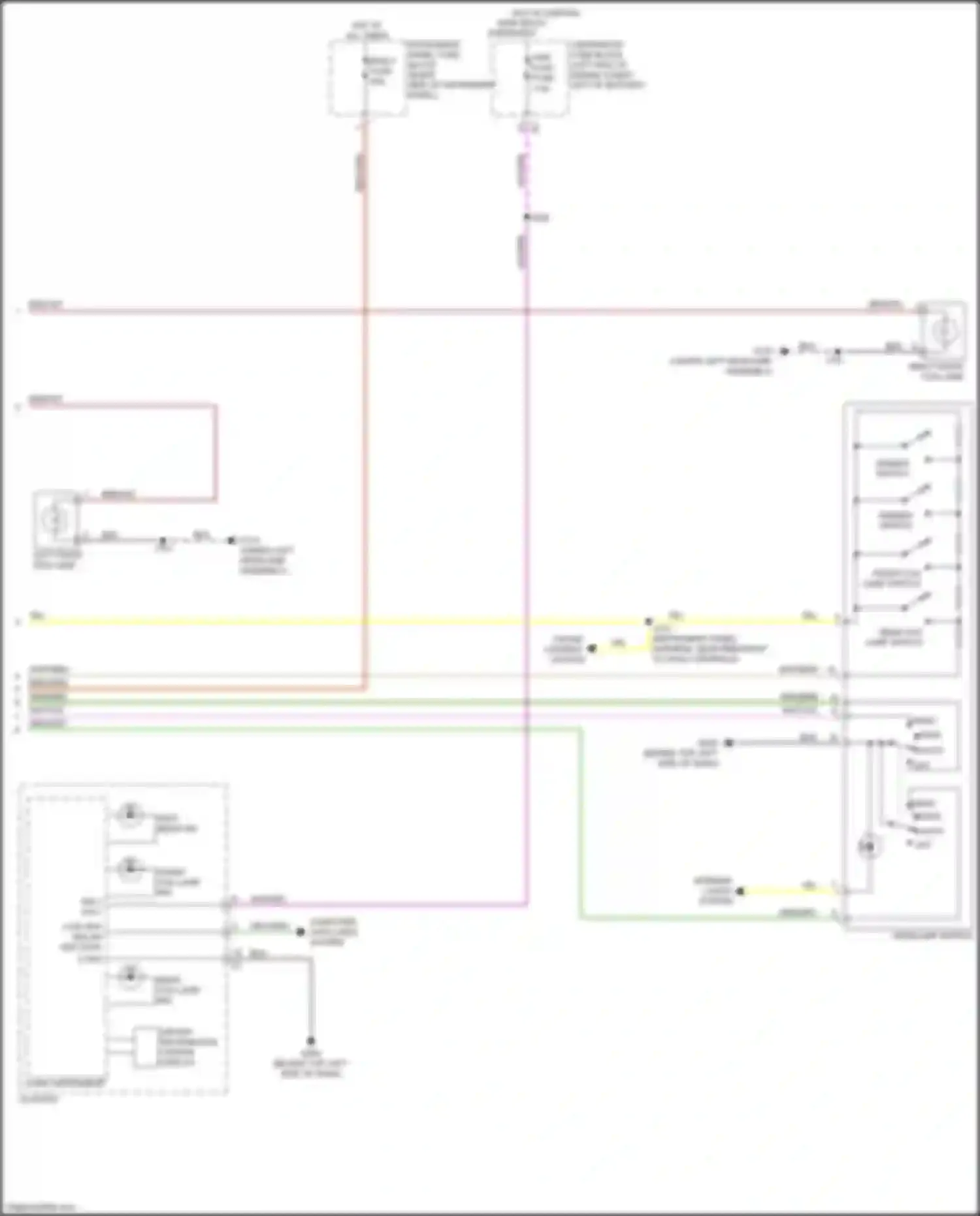 Wiring diagram hot w/ ignition main relay energized for Buick Envision I (2016-2018) (15 of 19)