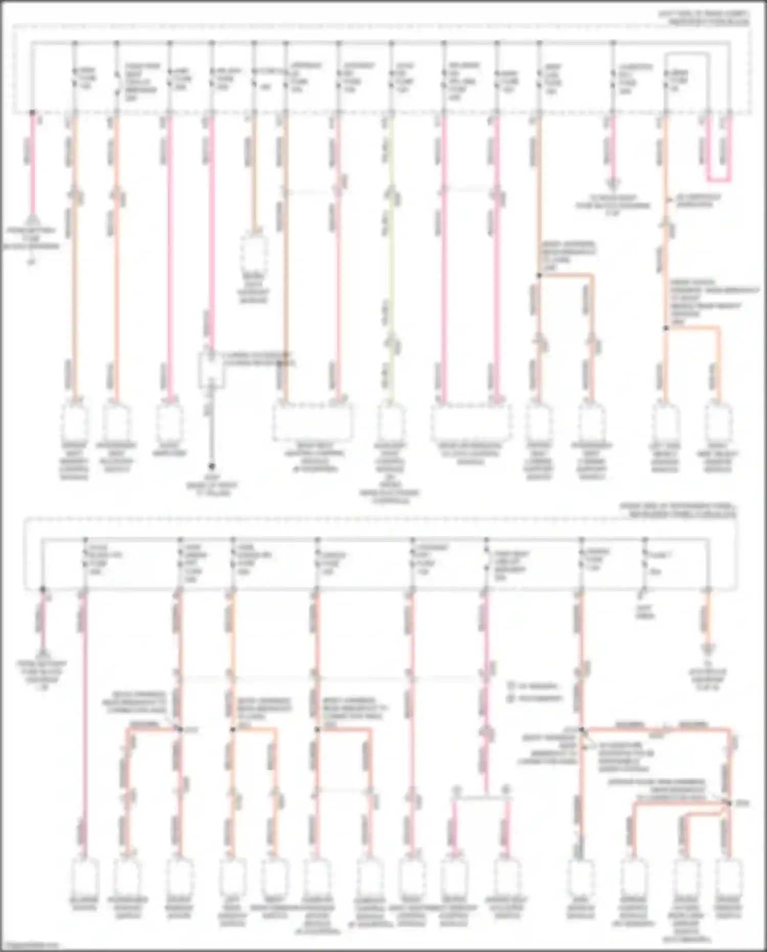 Wiring diagram htd/seat frt fuse for Buick Envision I (2016-2018) (2 of 2)