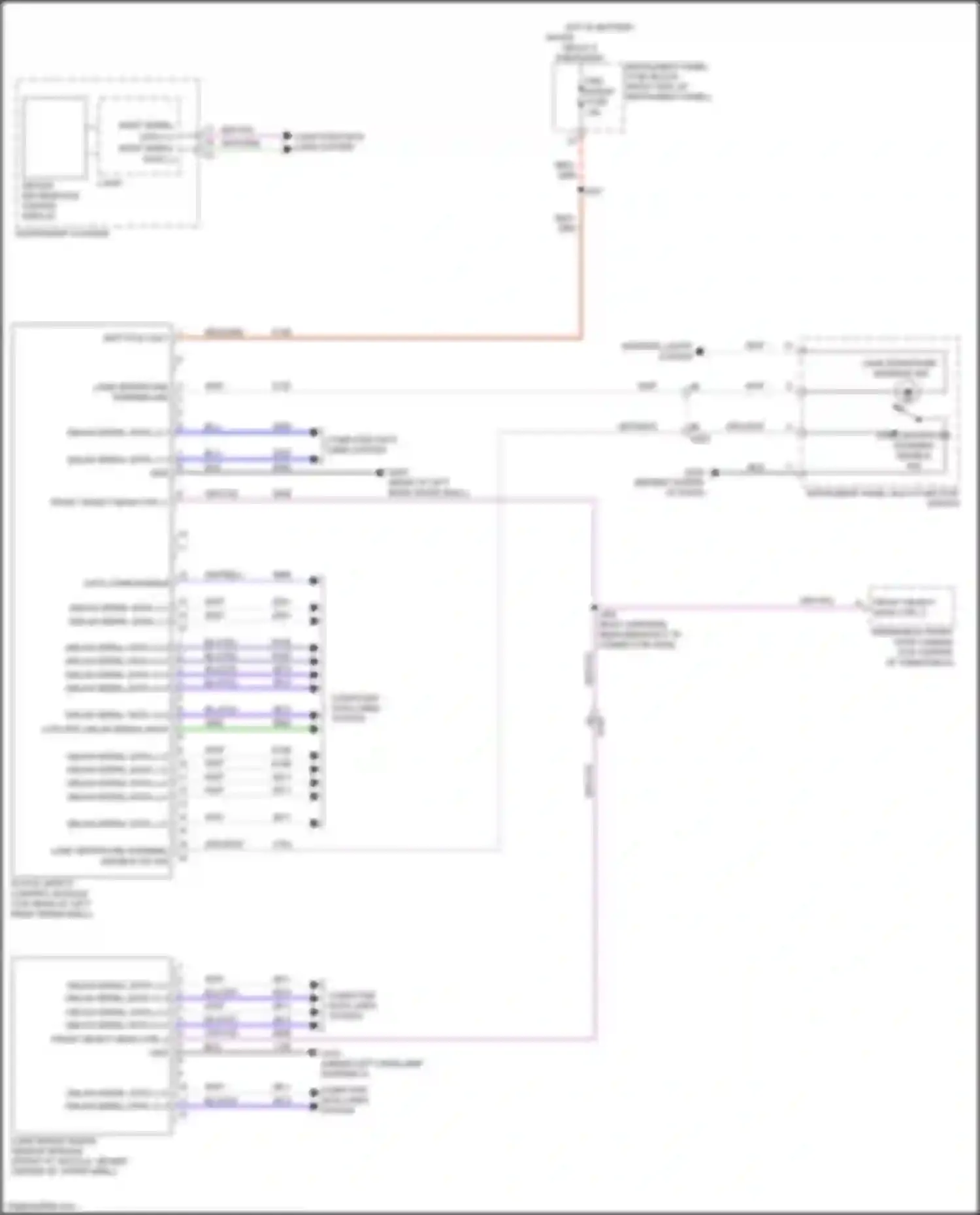 Wiring diagram instrument cluster for Buick Envision I (2016-2018) (12 of 28)