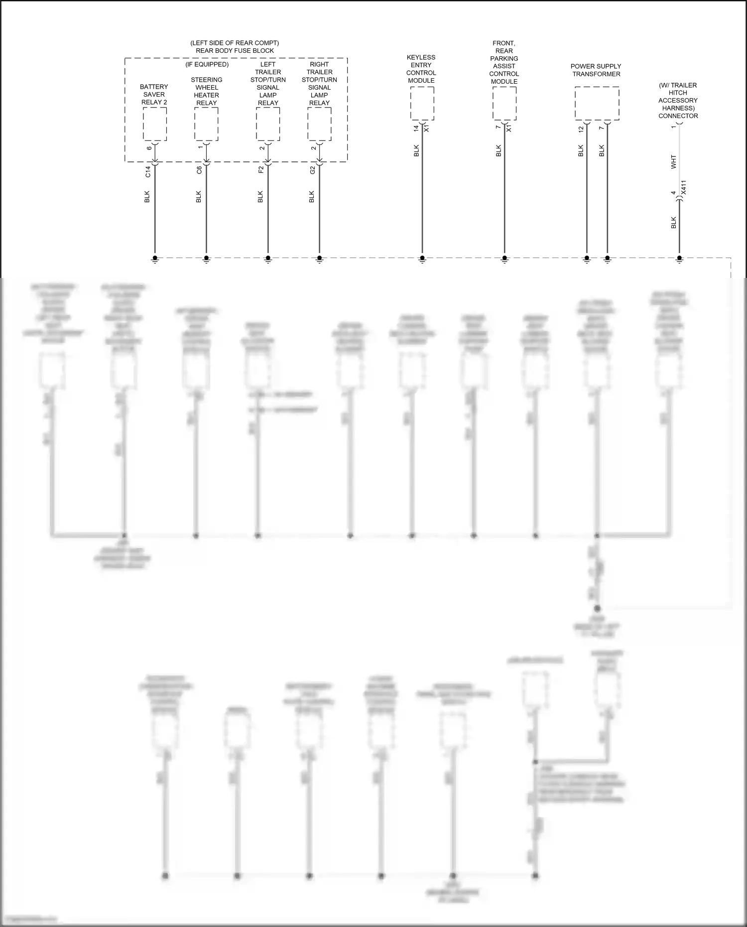 Buick Envision I (2016-2018) instrument panel multi- function switch wiring diagram  (2 of 6)