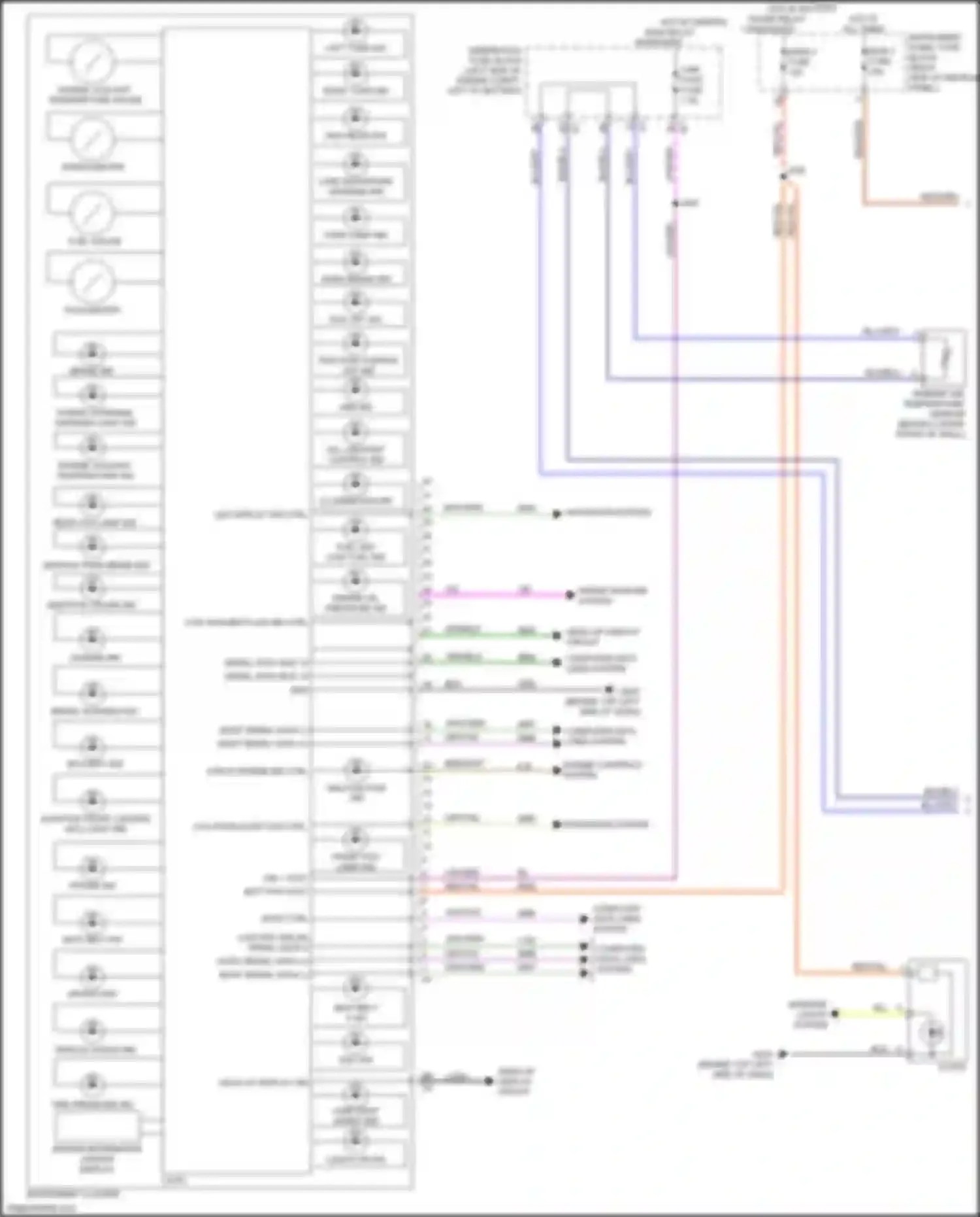 Wiring diagram park brake ind for Buick Envision I (2016-2018) (1 of 1)