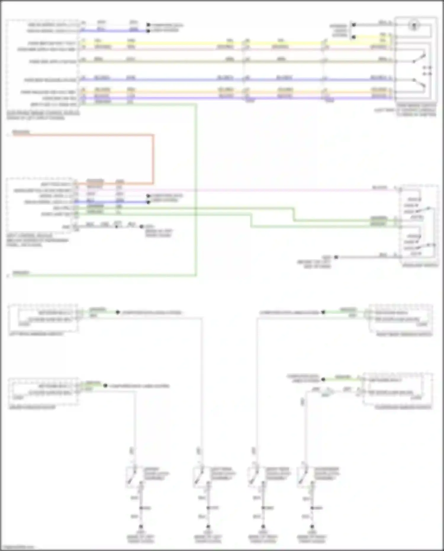 Wiring diagram park brk sw sply volt for Buick Envision I (2016-2018) (2 of 2)