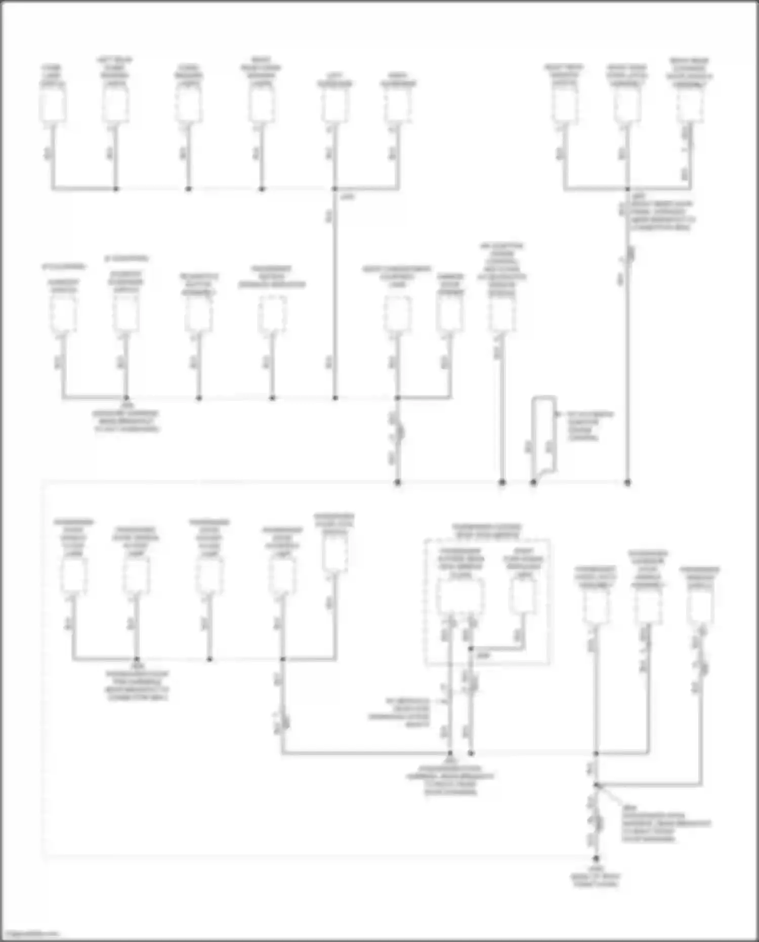 Wiring diagram passenger door latch assembly for Buick Envision I (2016-2018) (3 of 6)