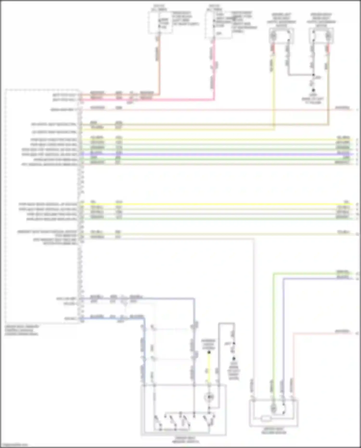 Wiring diagram pwr seat frt vertical up sw sig for Buick Envision I (2016-2018) (1 of 1)