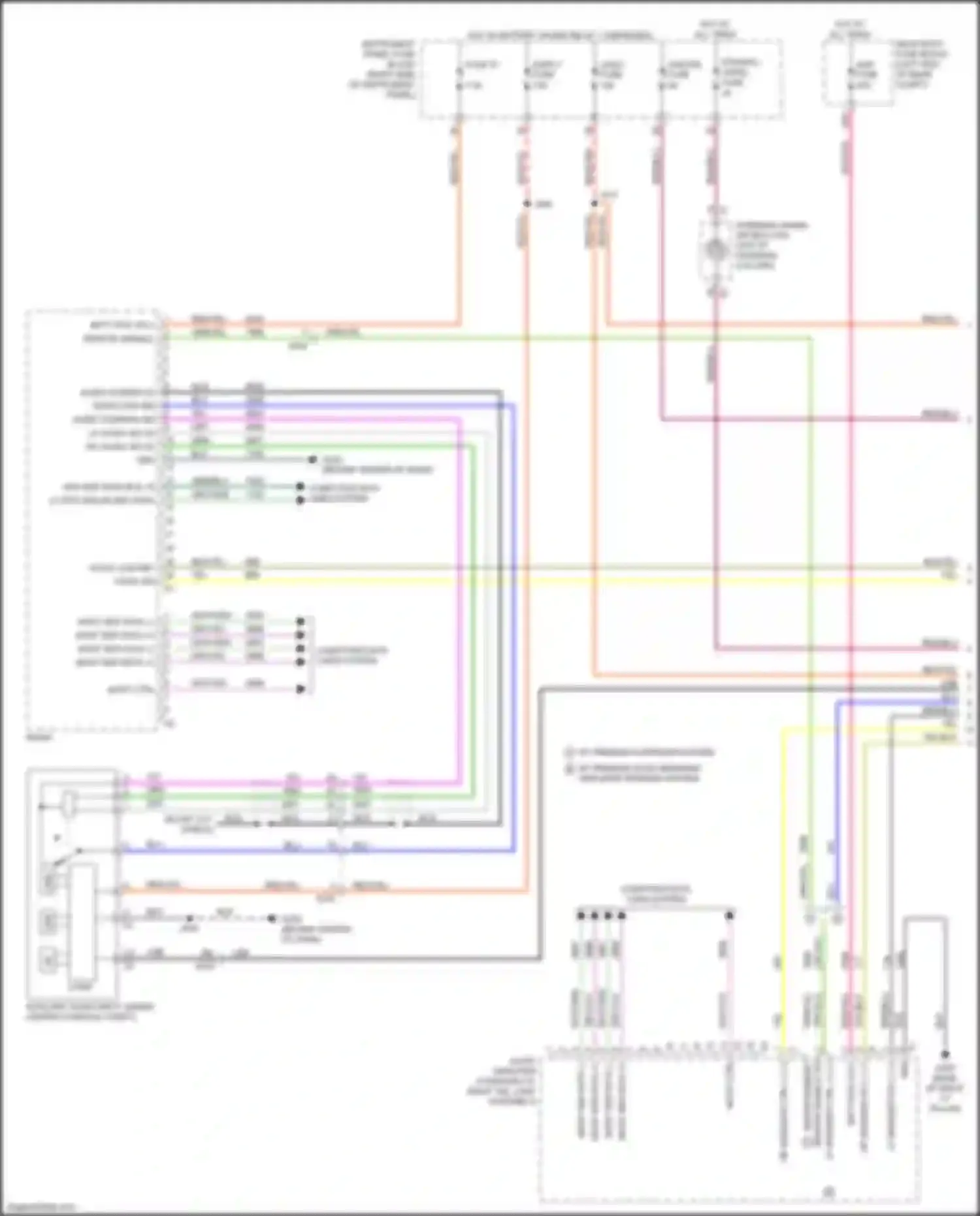 Wiring diagram red/blu for Buick Envision I (2016-2018) (7 of 28)