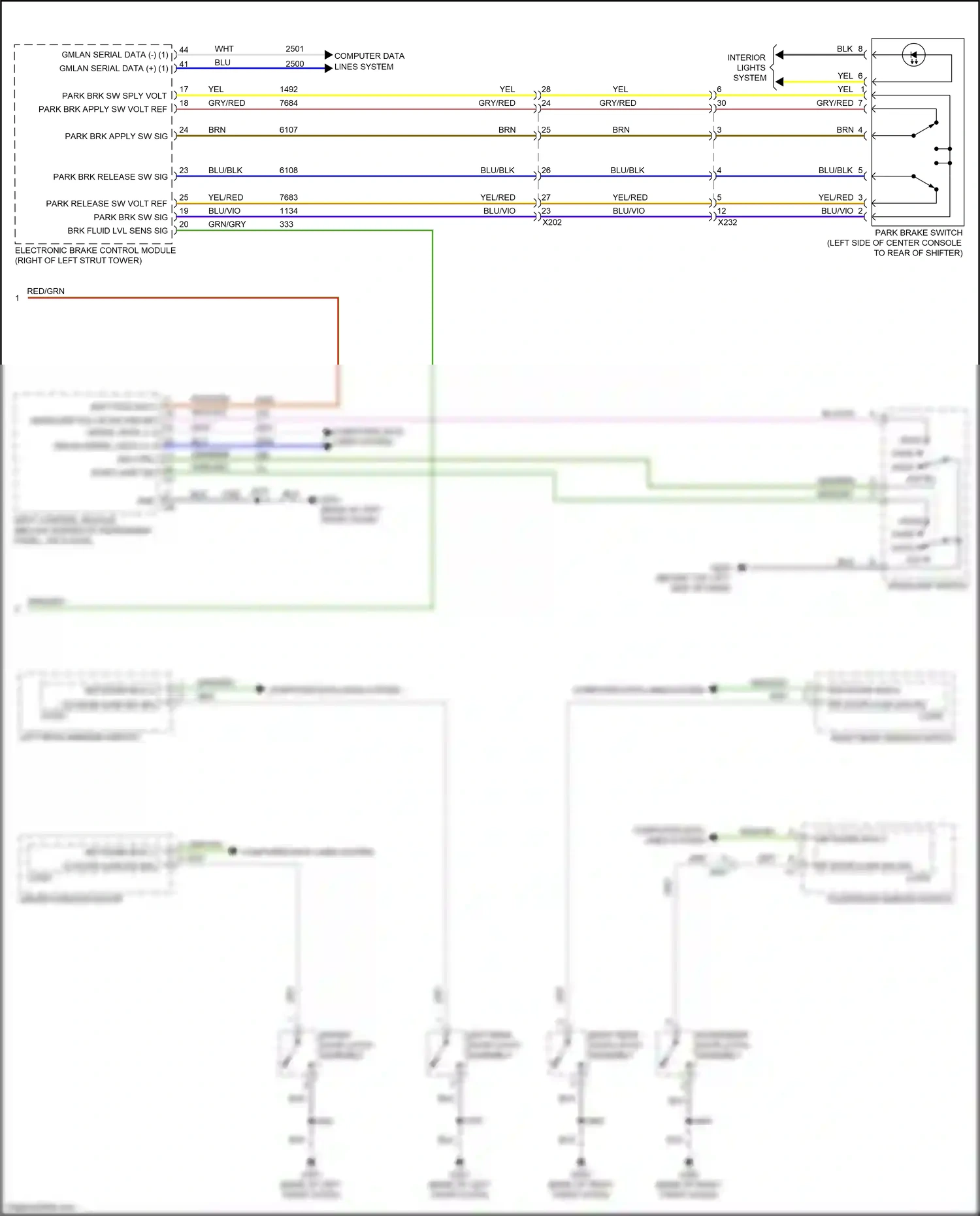 Buick Envision I (2016-2018) sig ctrl wiring diagram  (1 of 1)