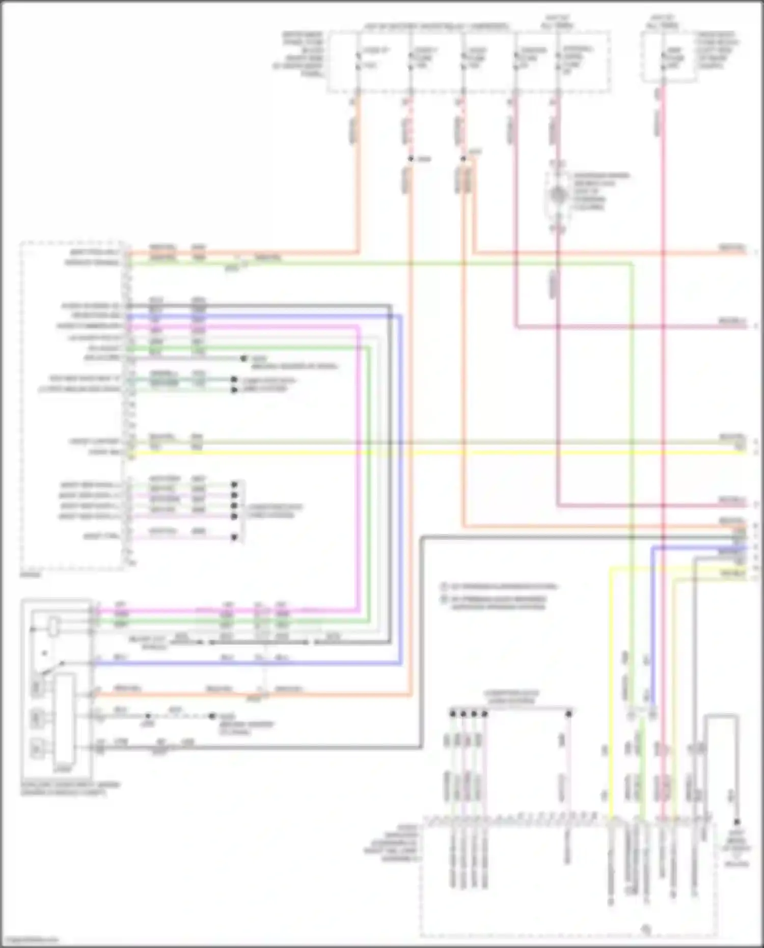 Wiring diagram voice sig for Buick Envision I (2016-2018) (3 of 4)