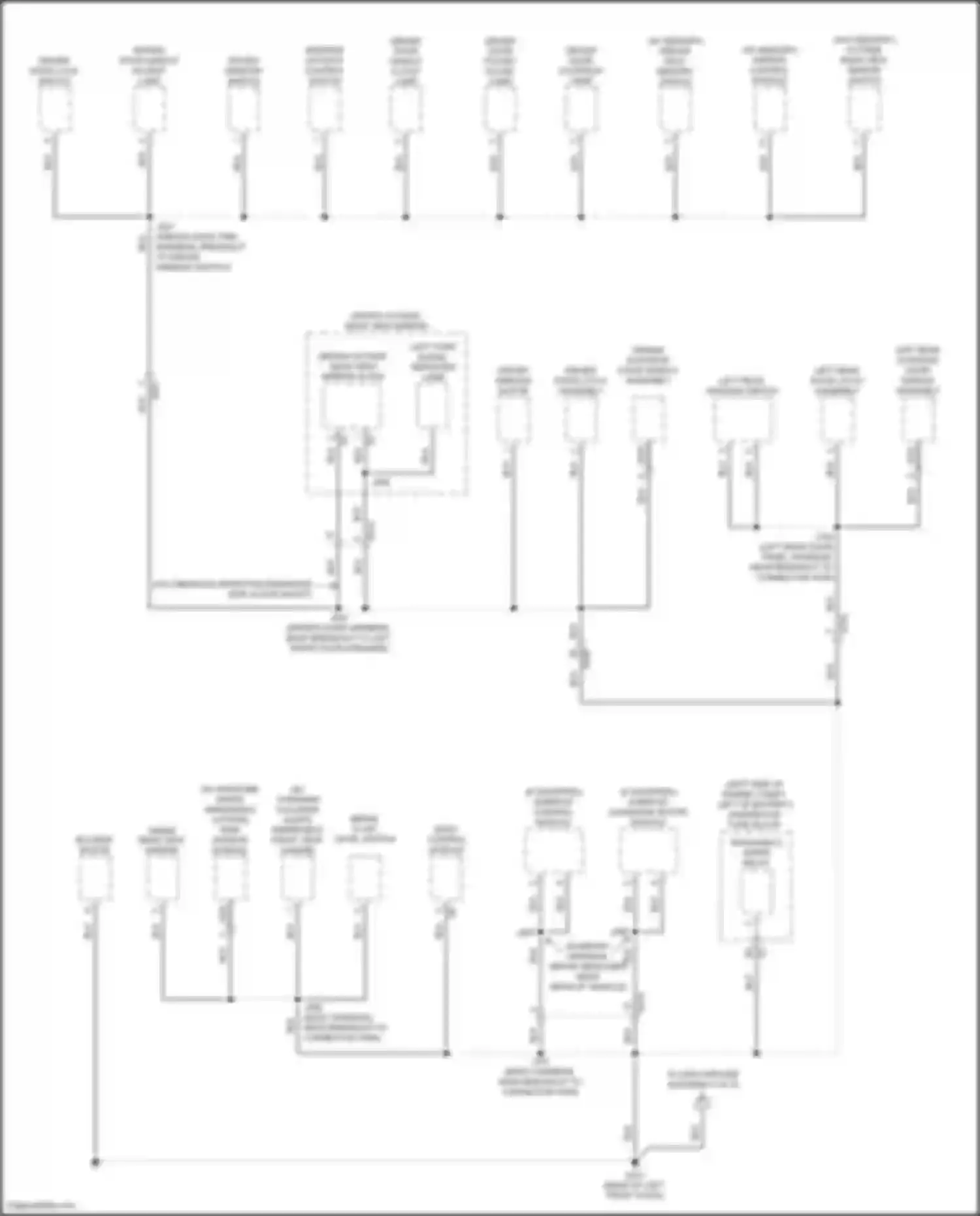 Wiring diagram windshield wiper relay for Buick Envision I (2016-2018) (2 of 4)