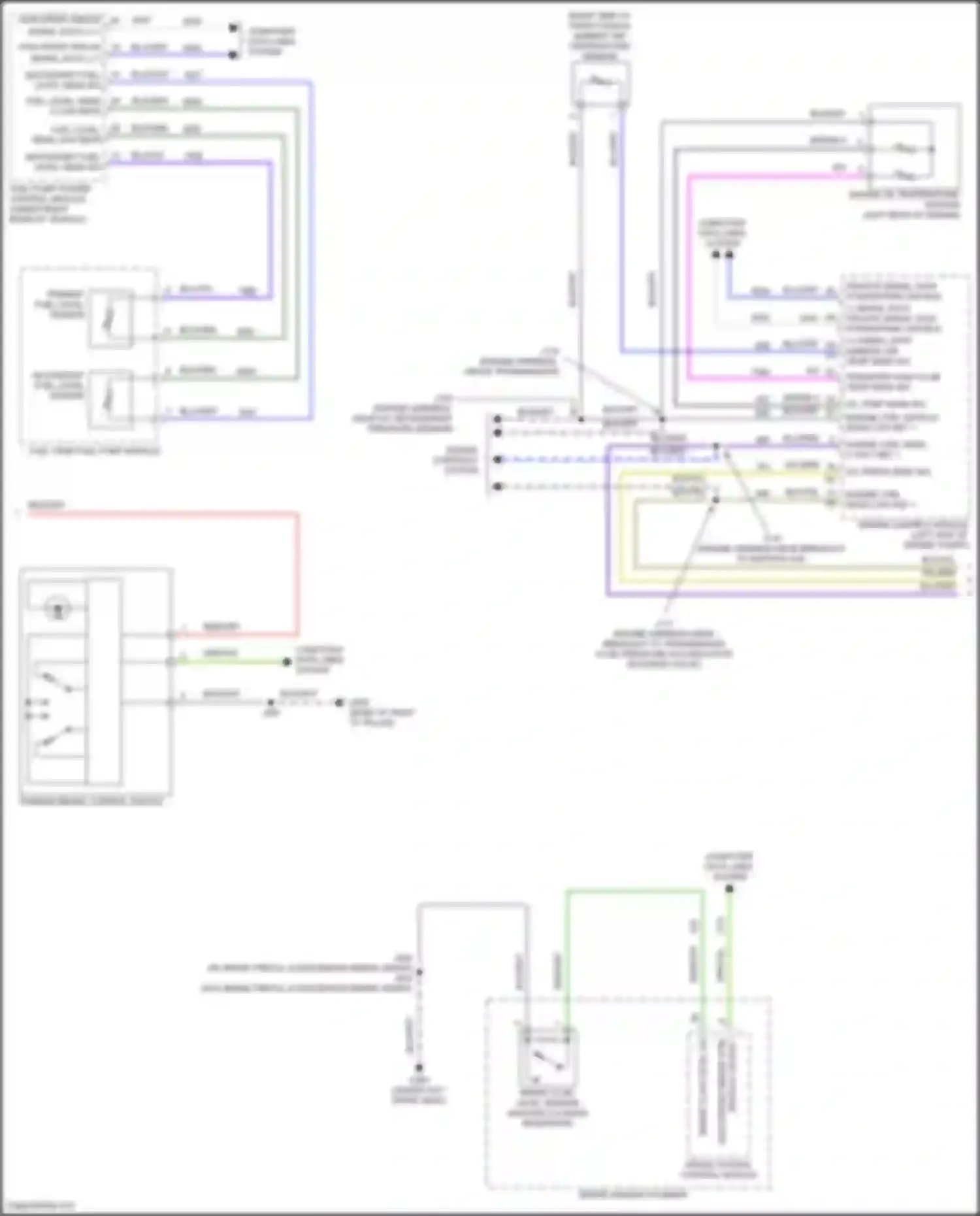 Envision Buick II (2020-2024): Instrument cluster circuit (2 of 3)