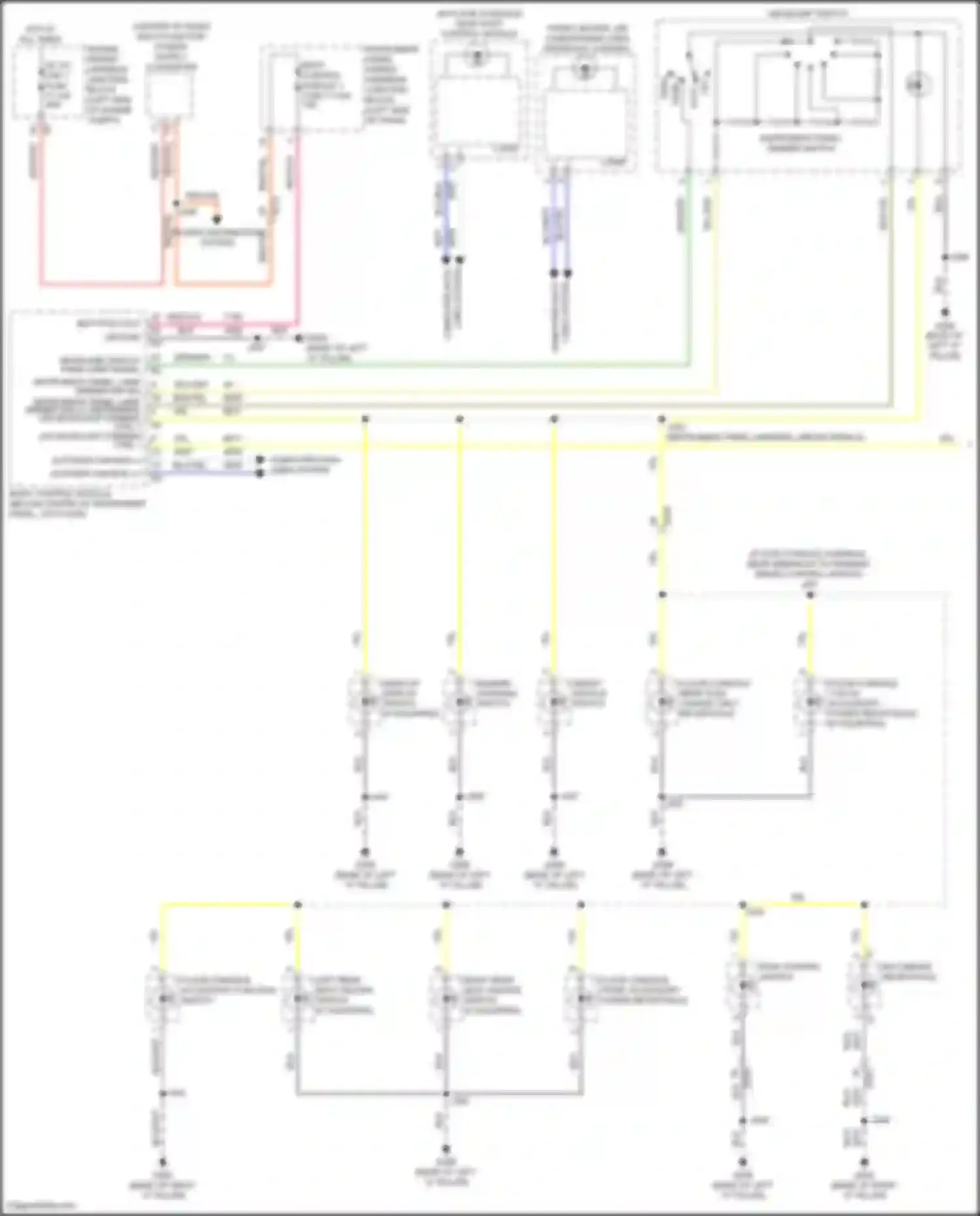 Envision Buick II (2020-2024): Instrument illumination circuit (1 of 2)