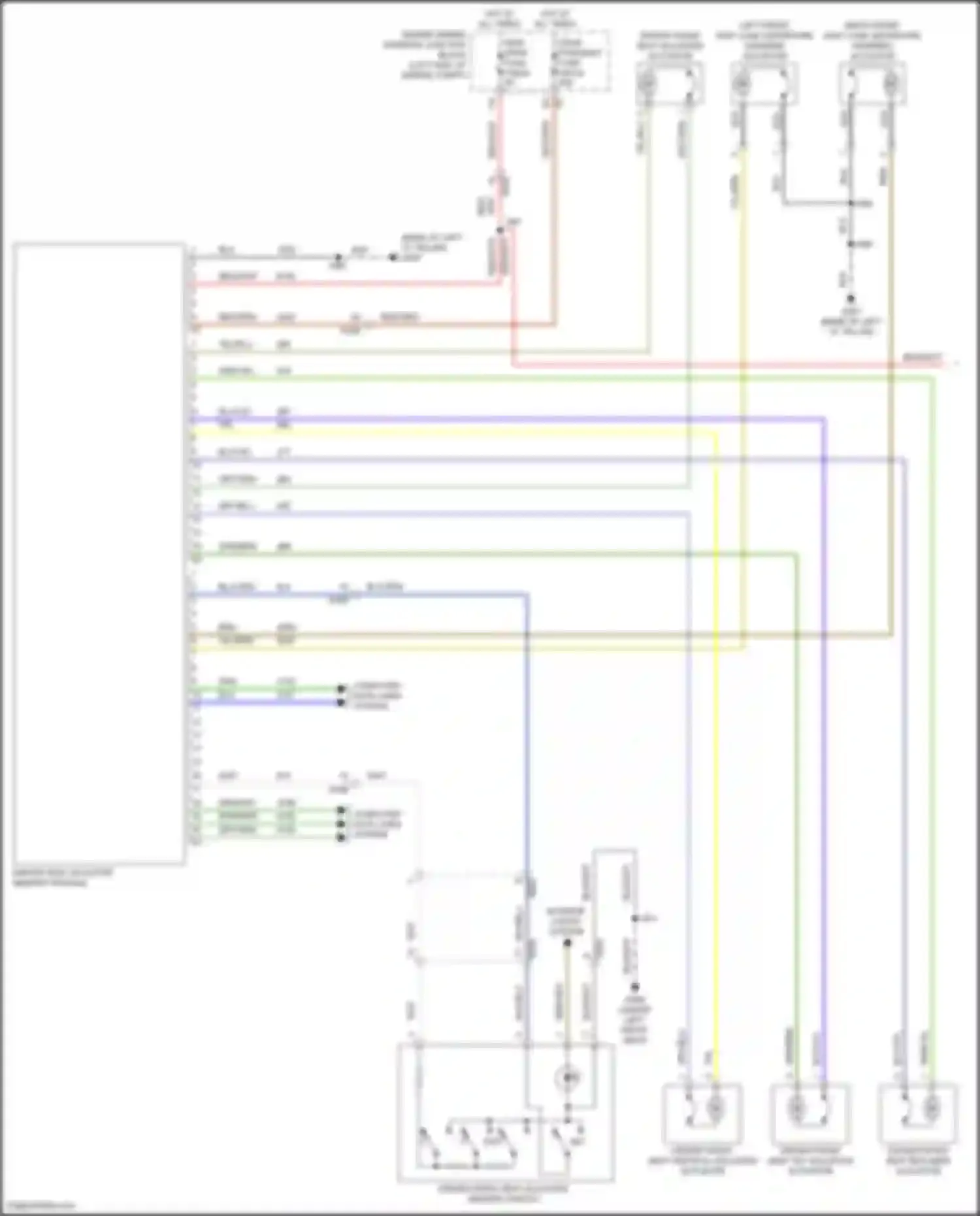 Envision Buick II (2020-2024): Driver"s memory seat circuit (1 of 2)