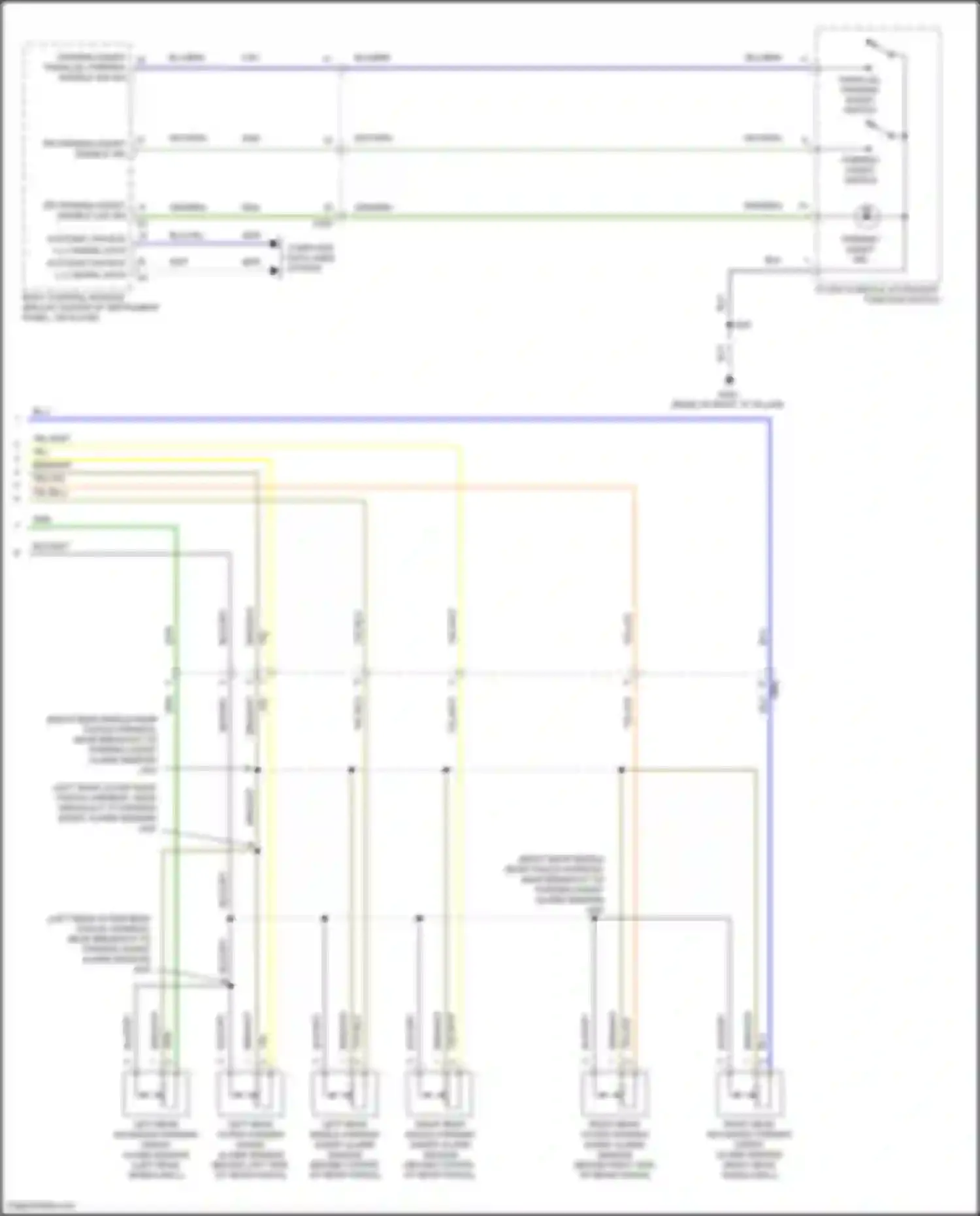 Envision Buick II (2020-2024): Parking assistant circuit (2 of 2)