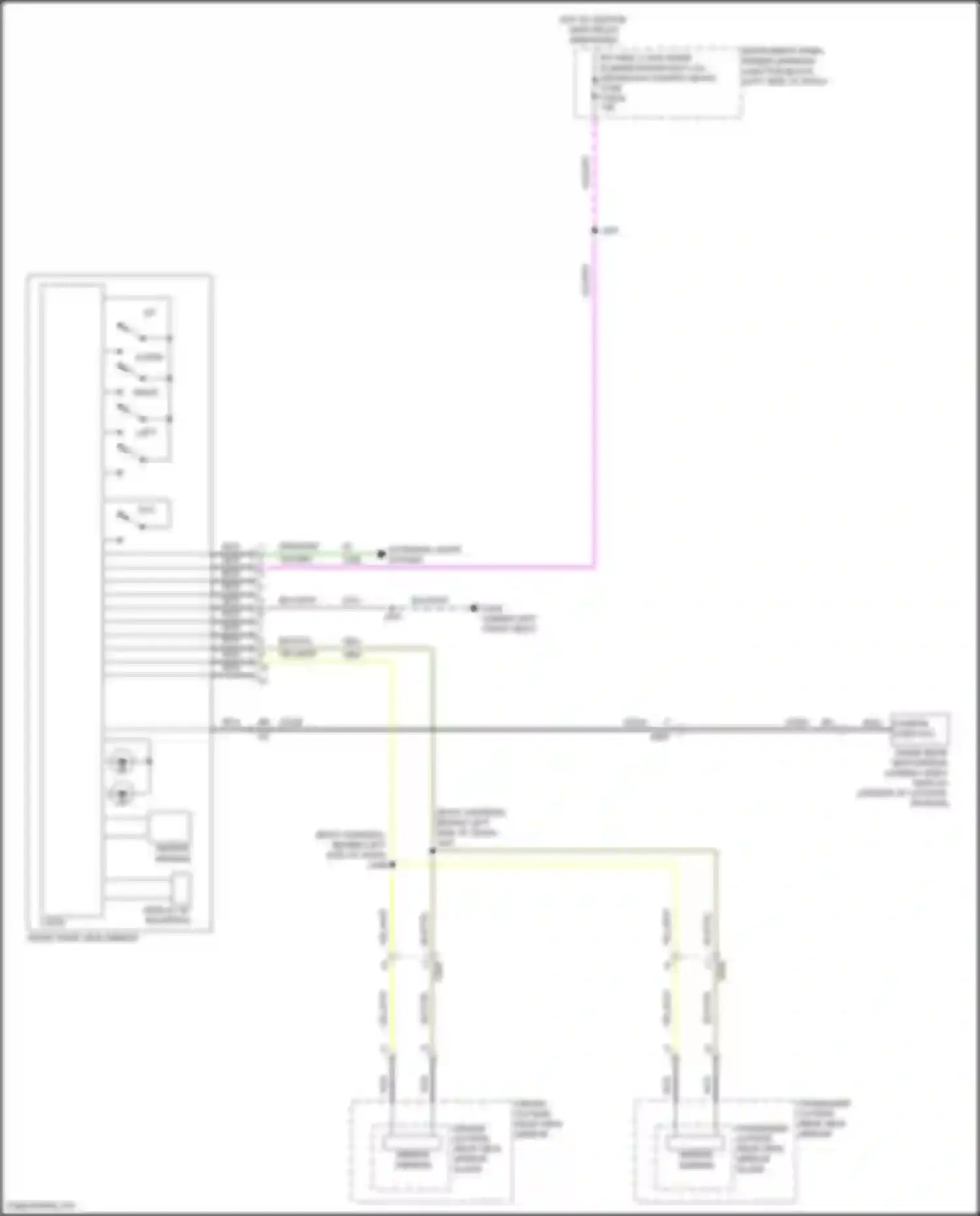 Envision Buick II (2020-2024): Electrochromic mirror circuit