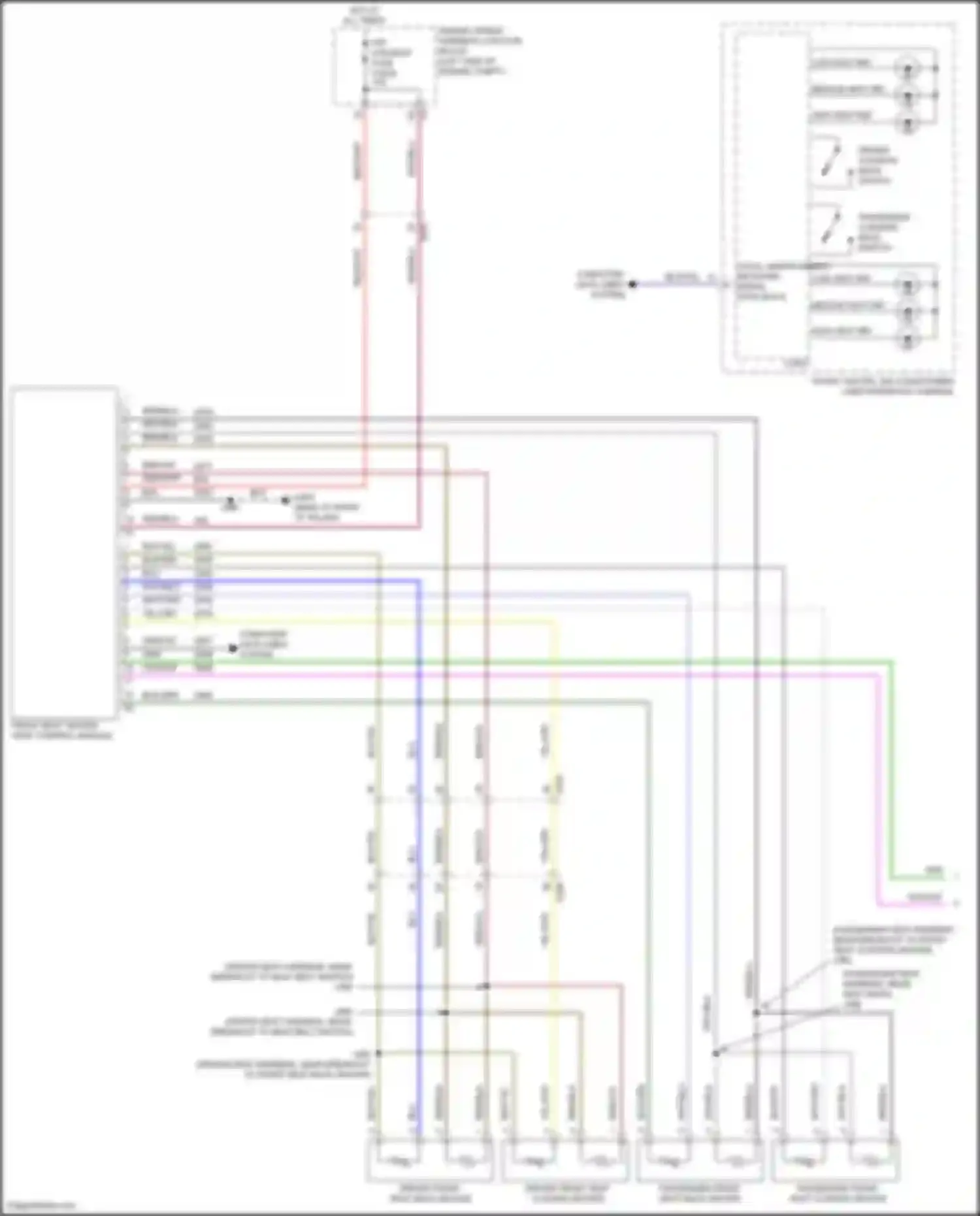 Envision Buick II (2020-2024): Front heated seats circuit (1 of 2)