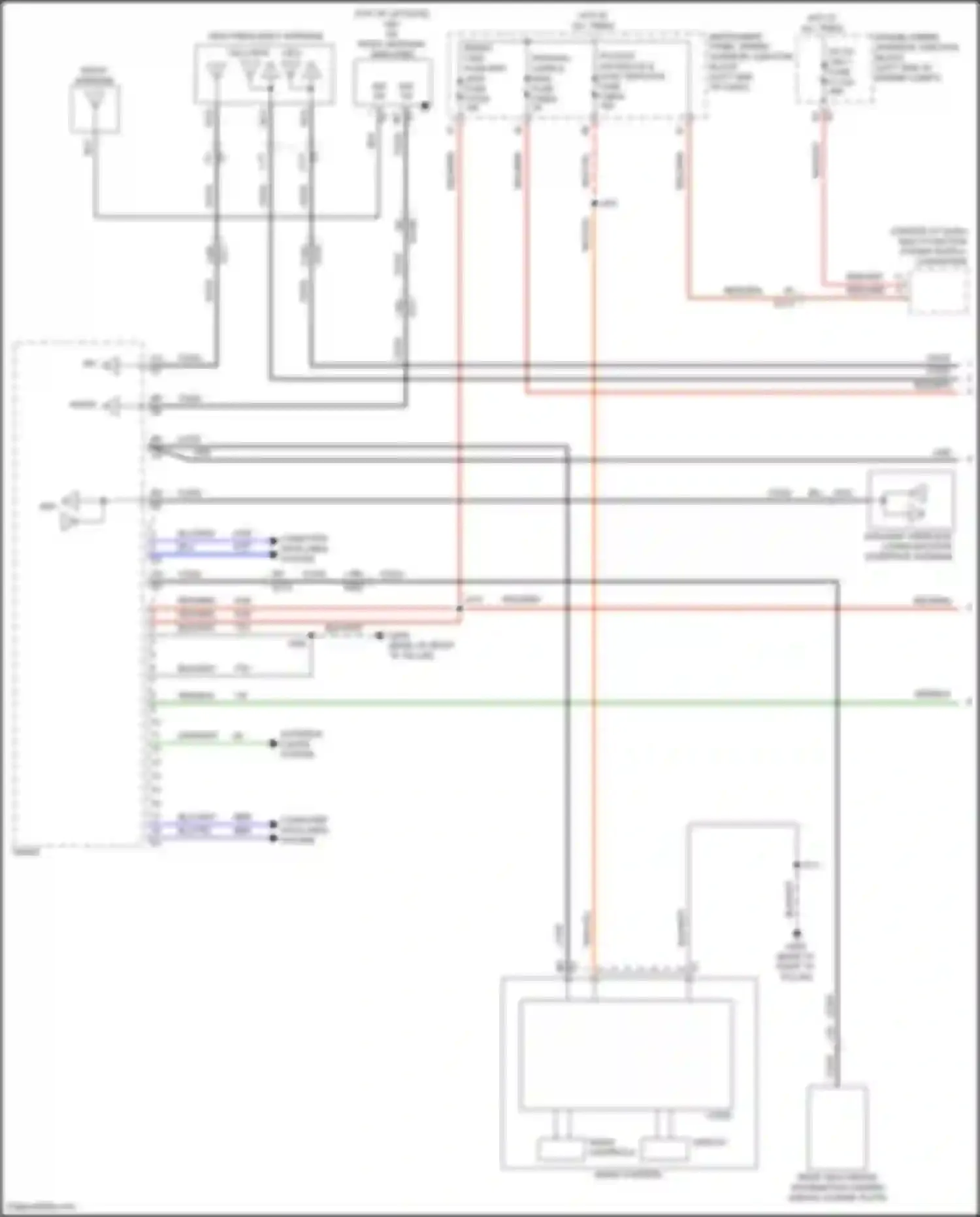 Envision Buick II (2020-2024): Radio circuit, low level (1 of 3)