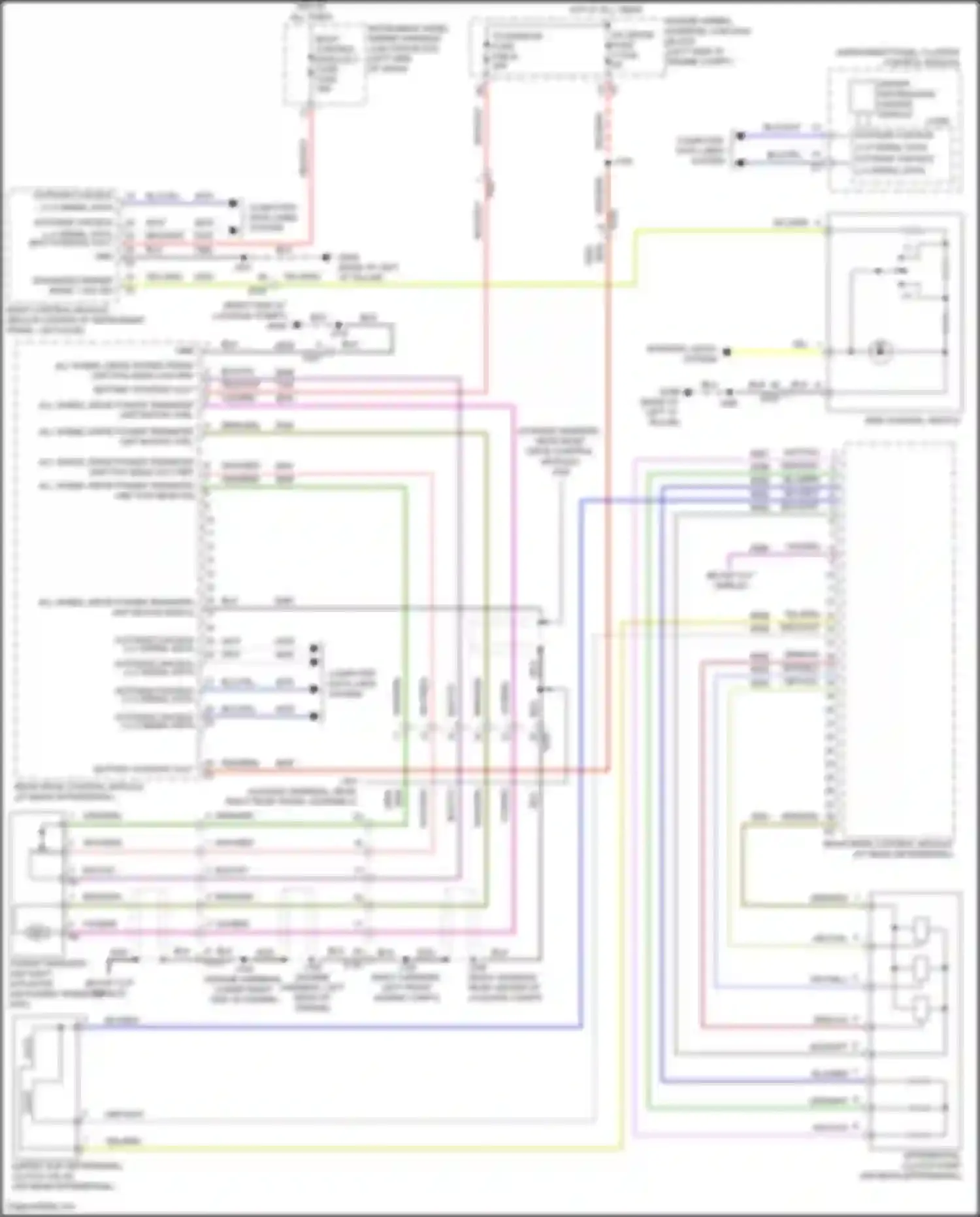 Envision Buick II (2020-2024): Transfer case circuit