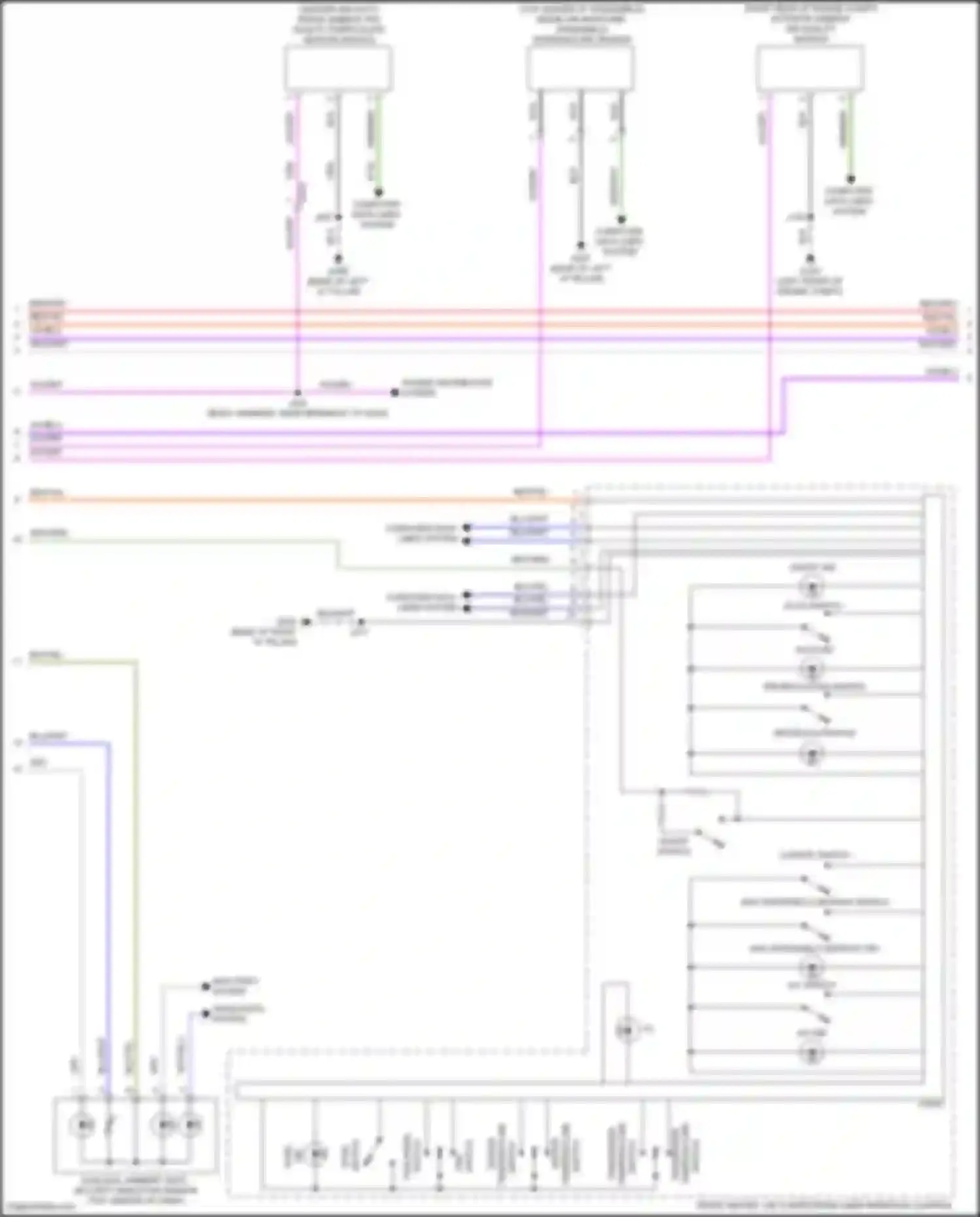 Wiring diagram auto switch for Buick Envision II (2020-2024) (1 of 1)