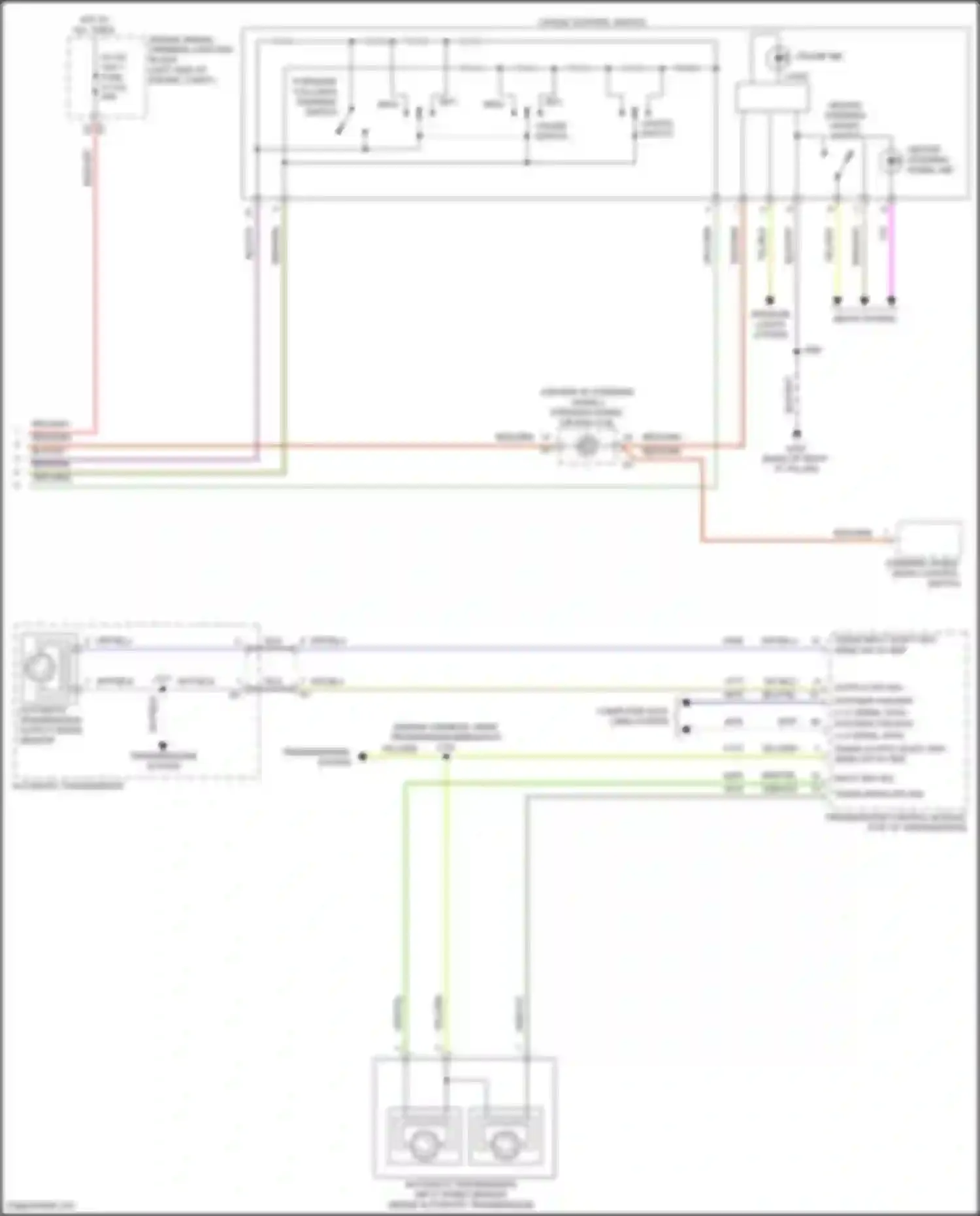 Wiring diagram automatic transmission output speed sensor for Buick Envision II (2020-2024) (2 of 2)