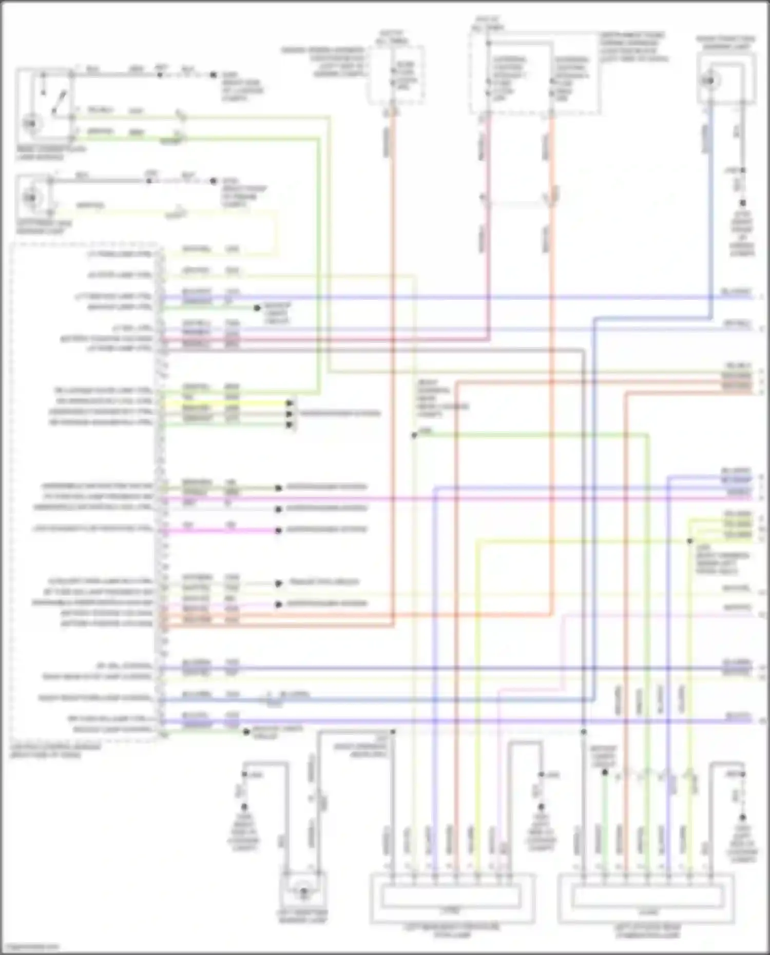 Wiring diagram blu/wht for Buick Envision II (2020-2024) (14 of 66)