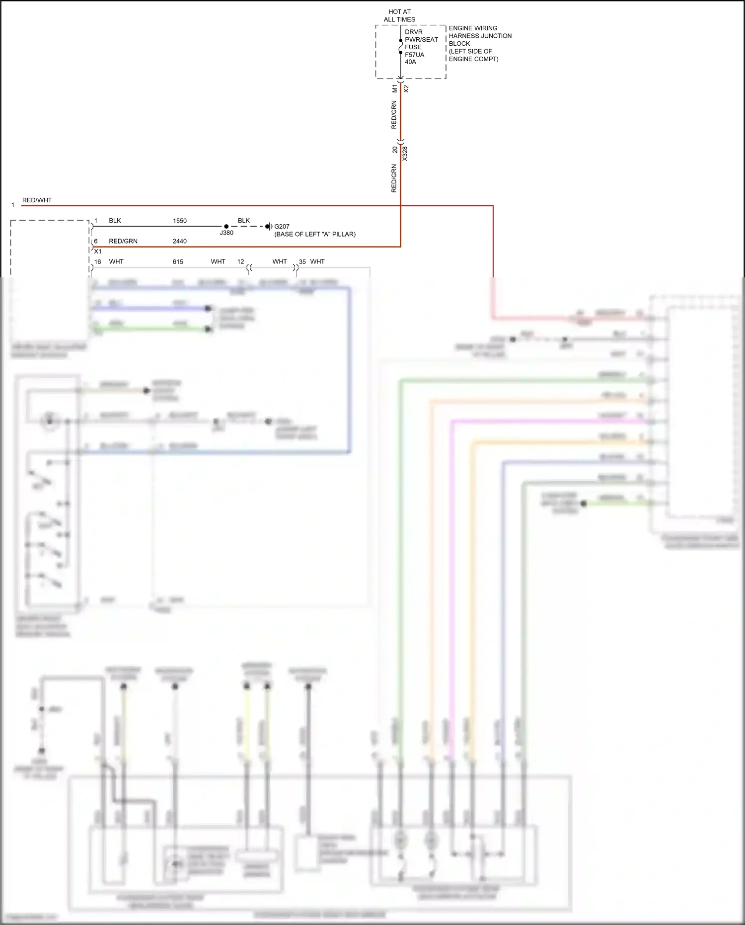 Buick Envision II (2020-2024) exit wiring diagram  (2 of 2)