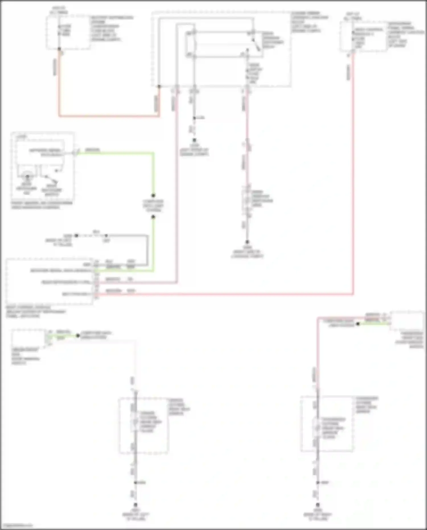 Wiring diagram front heater, air conditioning user interface control for Buick Envision II (2020-2024) (3 of 8)