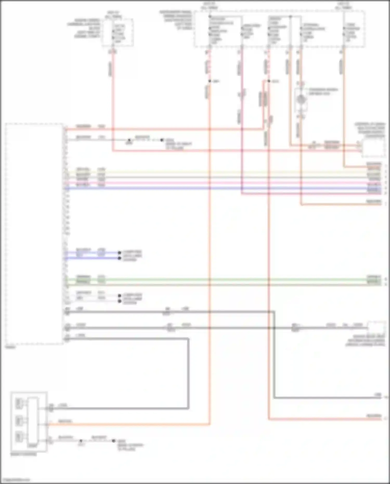 Wiring diagram instrument panel wiring harness junction block for Buick Envision II (2020-2024) (47 of 52)