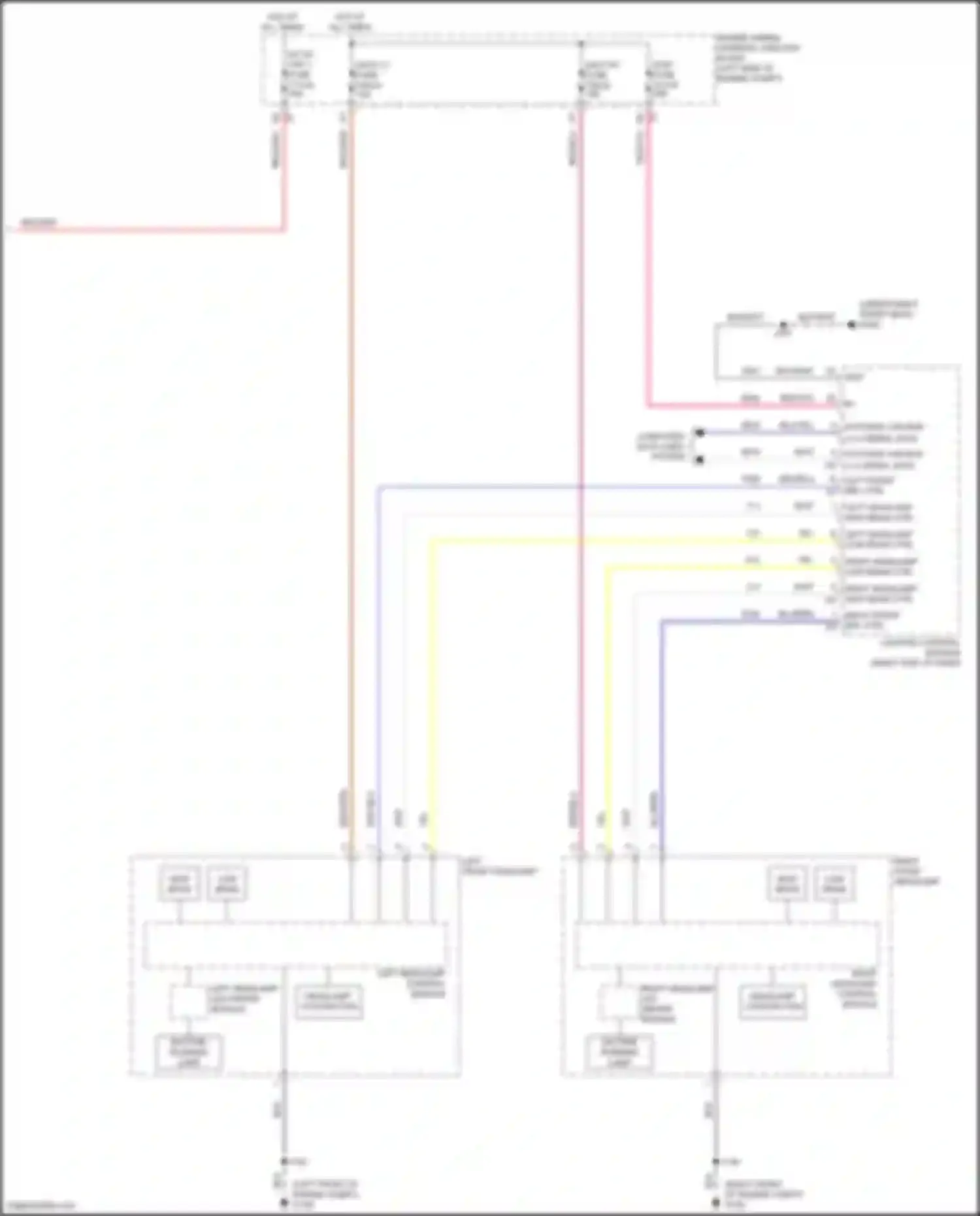 Wiring diagram left front drl ctrl for Buick Envision II (2020-2024) (1 of 1)