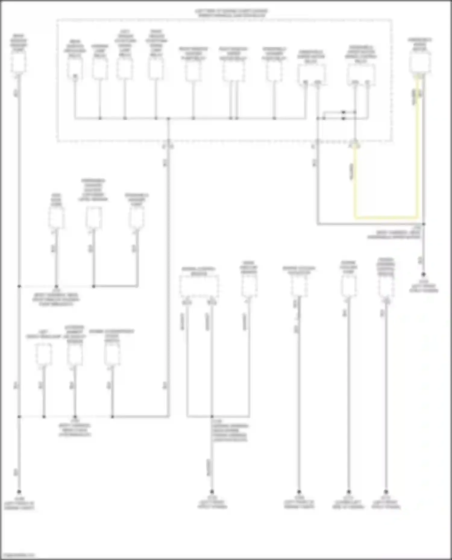 Wiring diagram left trailer stop/turn signal lamp relay for Buick Envision II (2020-2024) (1 of 2)