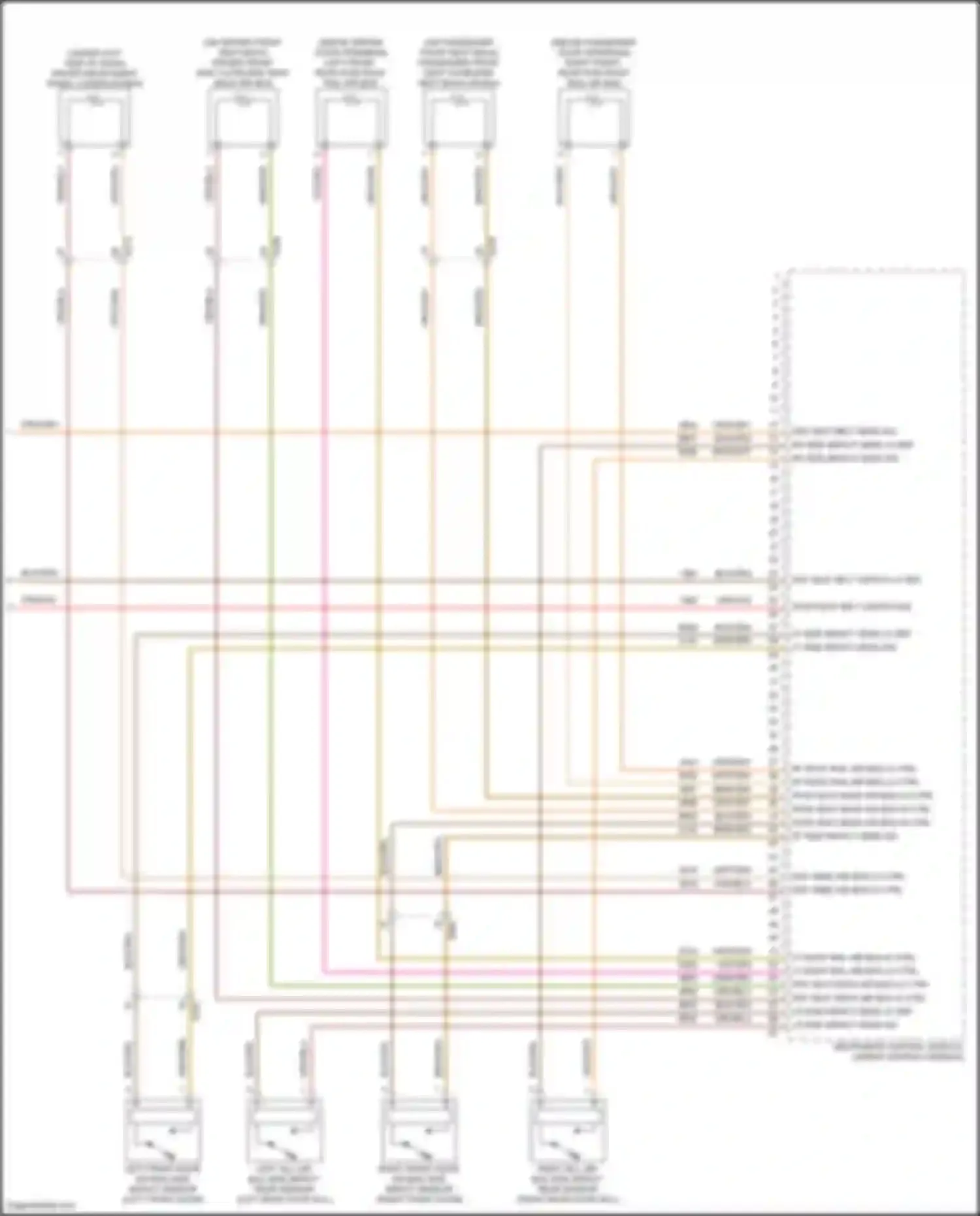 Wiring diagram lf side impact sens sig for Buick Envision II (2020-2024) (1 of 1)