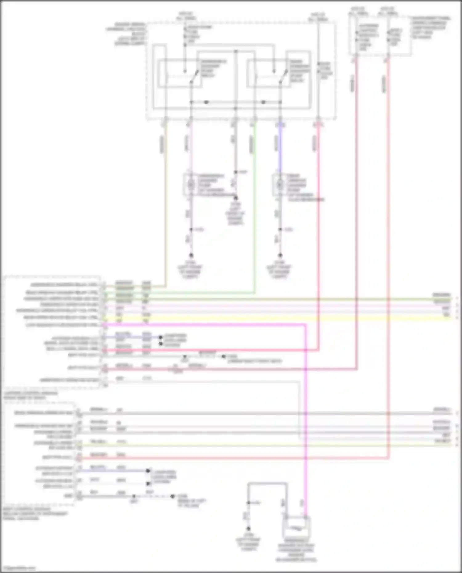 Wiring diagram low washer fluid indicator ctrl for Buick Envision II (2020-2024) (2 of 2)