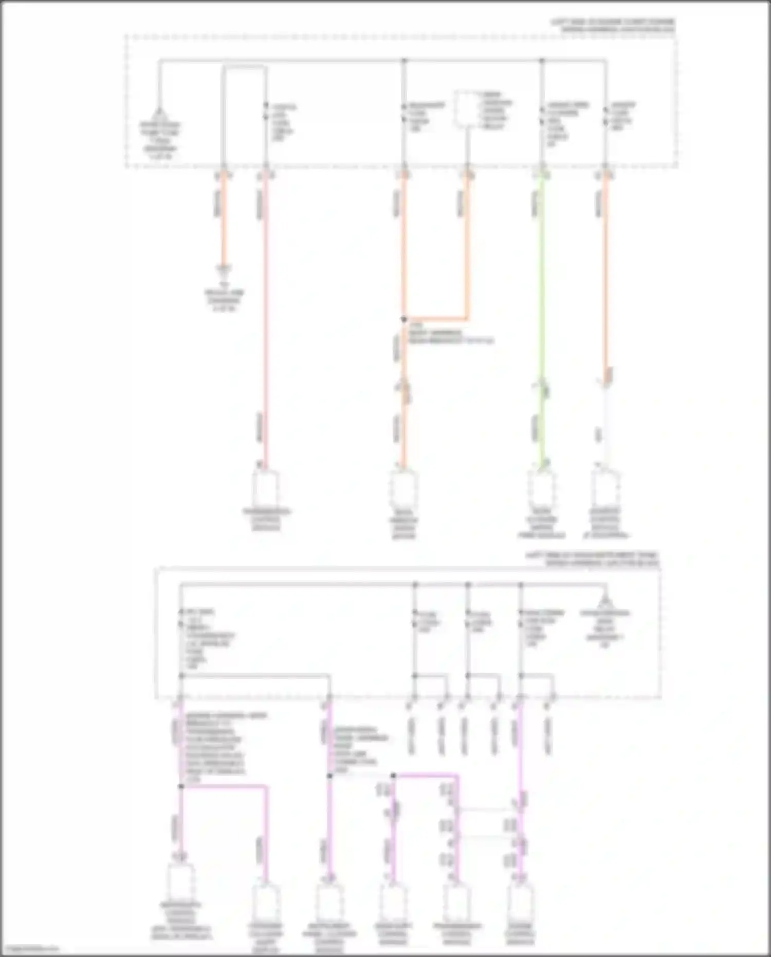 Wiring diagram rear window wiper motor relay for Buick Envision II (2020-2024) (2 of 3)