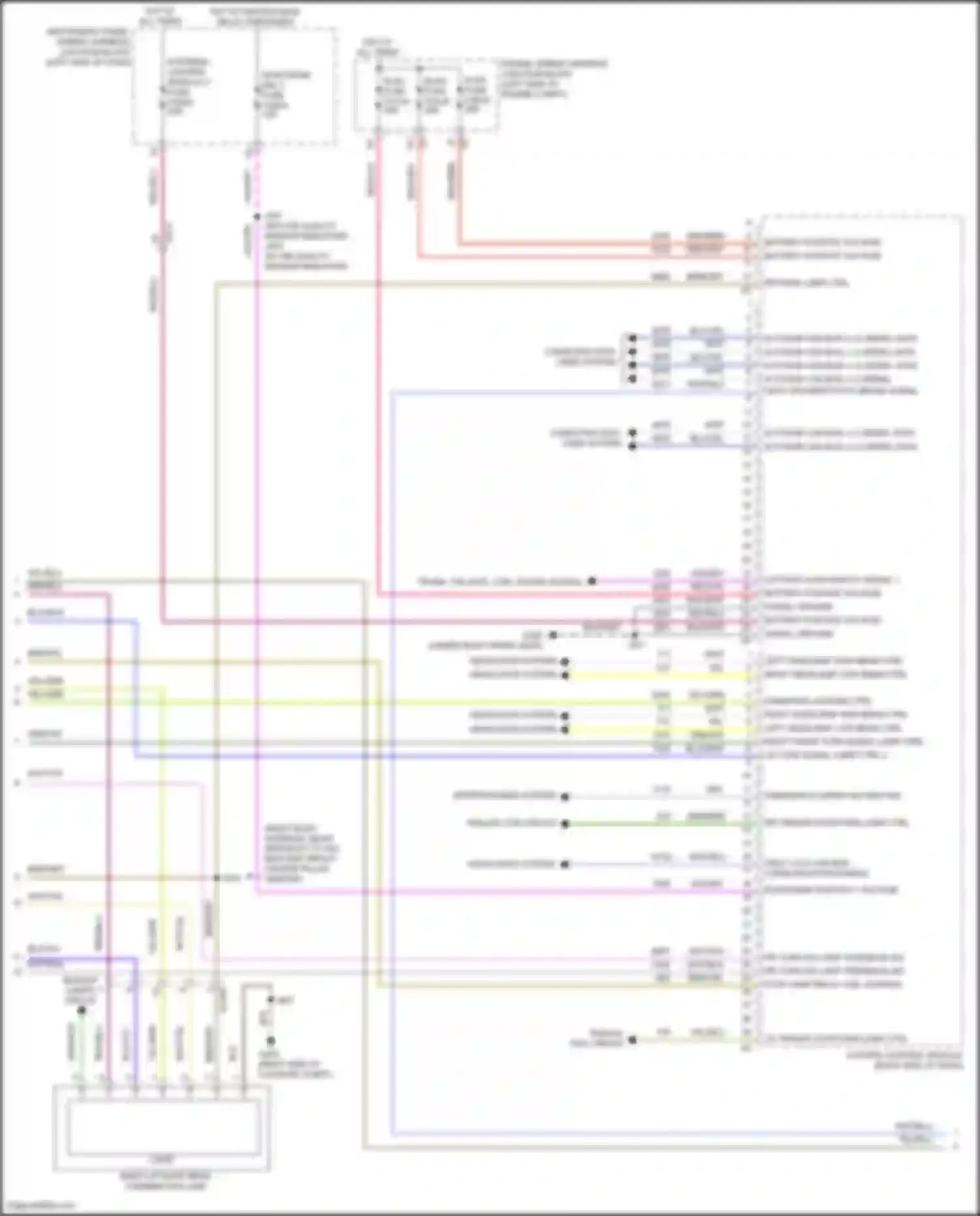 Wiring diagram right headlamp low beam ctrl for Buick Envision II (2020-2024) (1 of 2)
