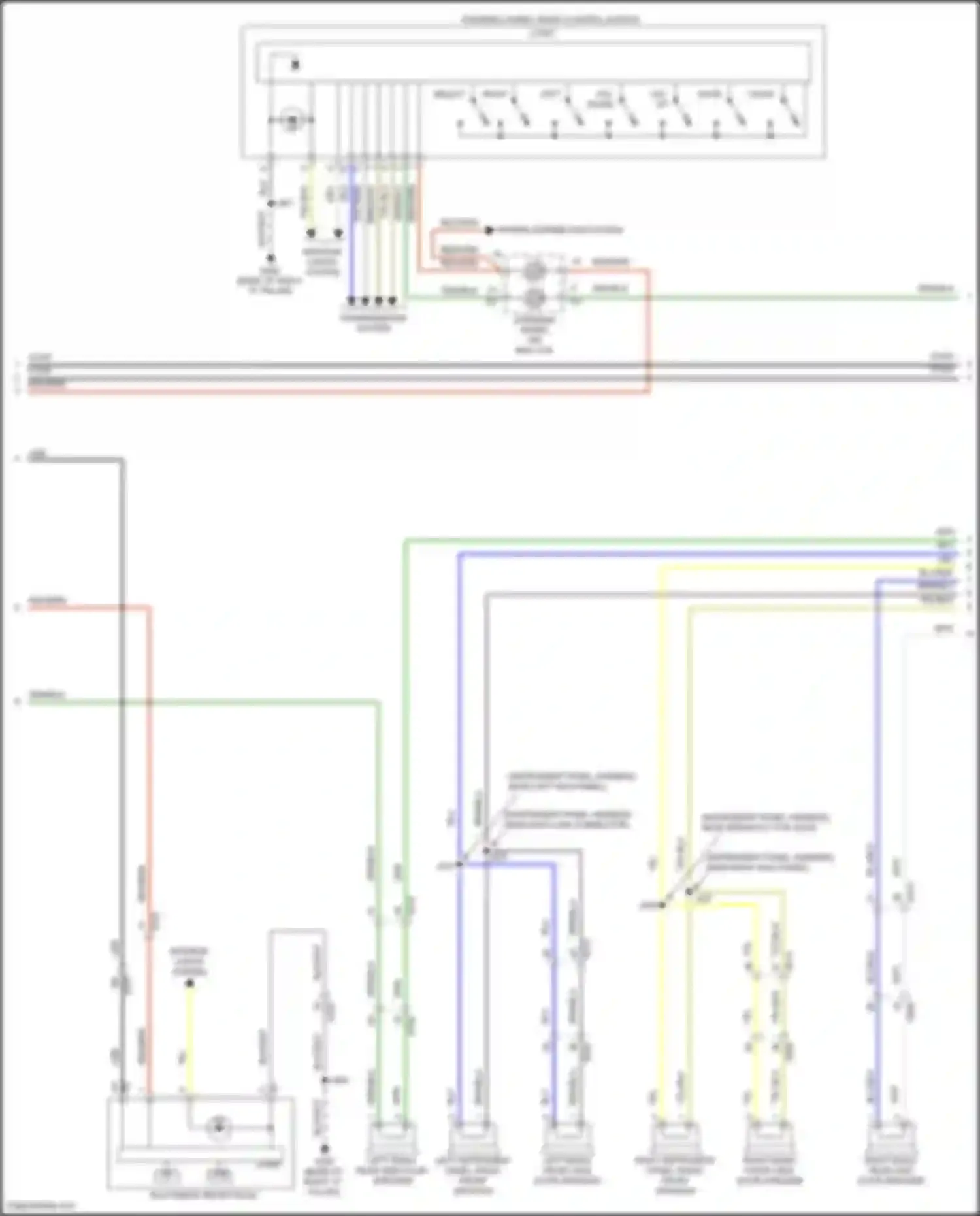 Wiring diagram steering wheel radio control switch for Buick Envision II (2020-2024) (8 of 11)