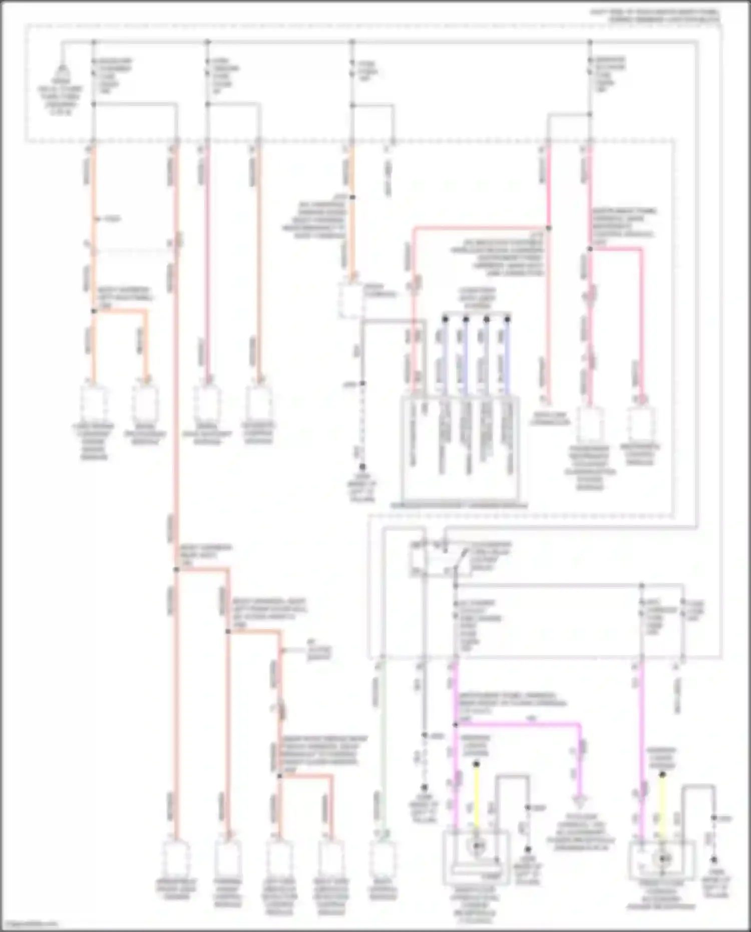 Wiring diagram windshield front view camera for Buick Envision II (2020-2024) (4 of 4)
