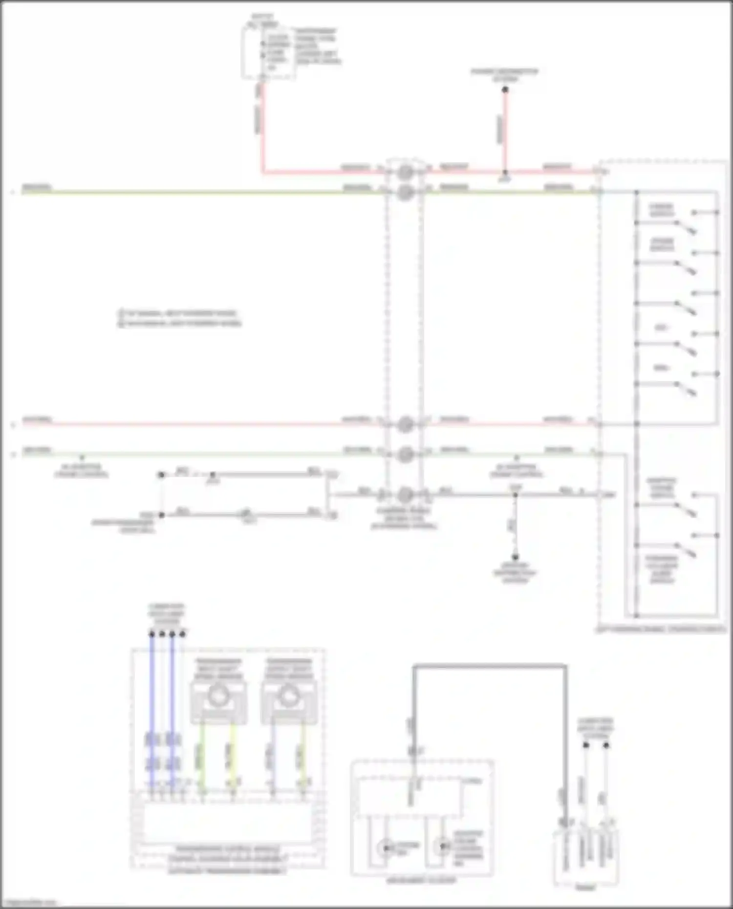 Envista Buick I (2022-2024): Cruise control circuit (2 of 2)
