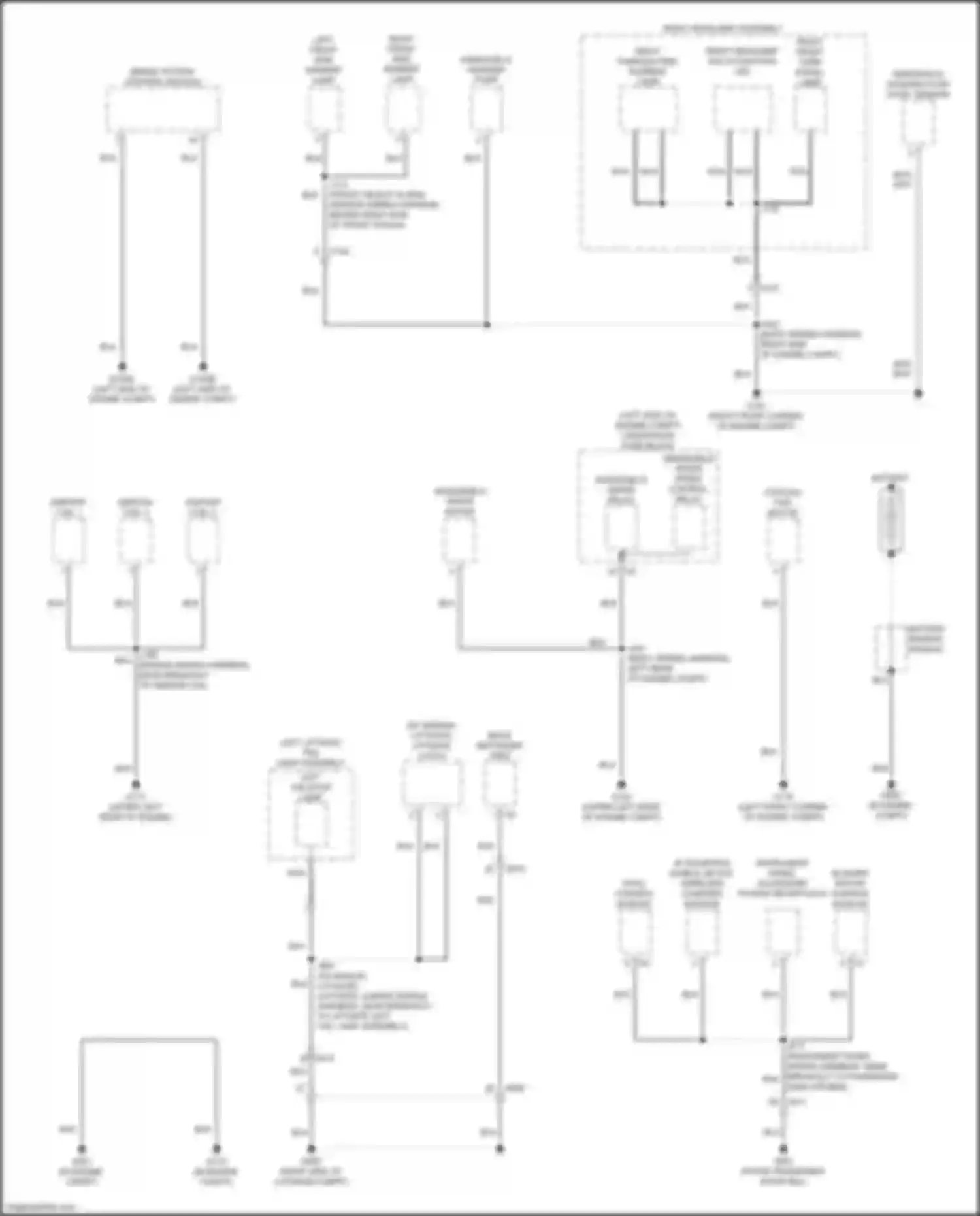 Envista Buick I (2022-2024): Ground distribution circuit (1 of 5)