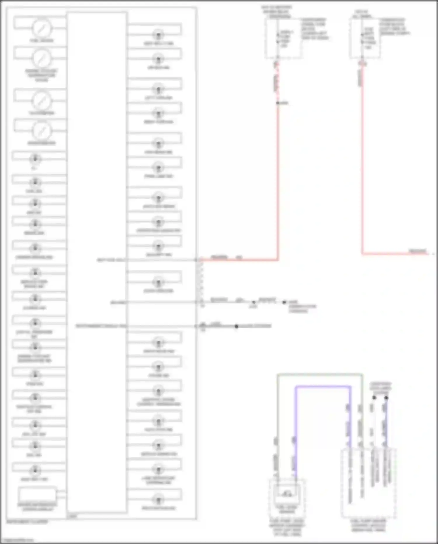 Envista Buick I (2022-2024): Instrument cluster circuit (1 of 3)