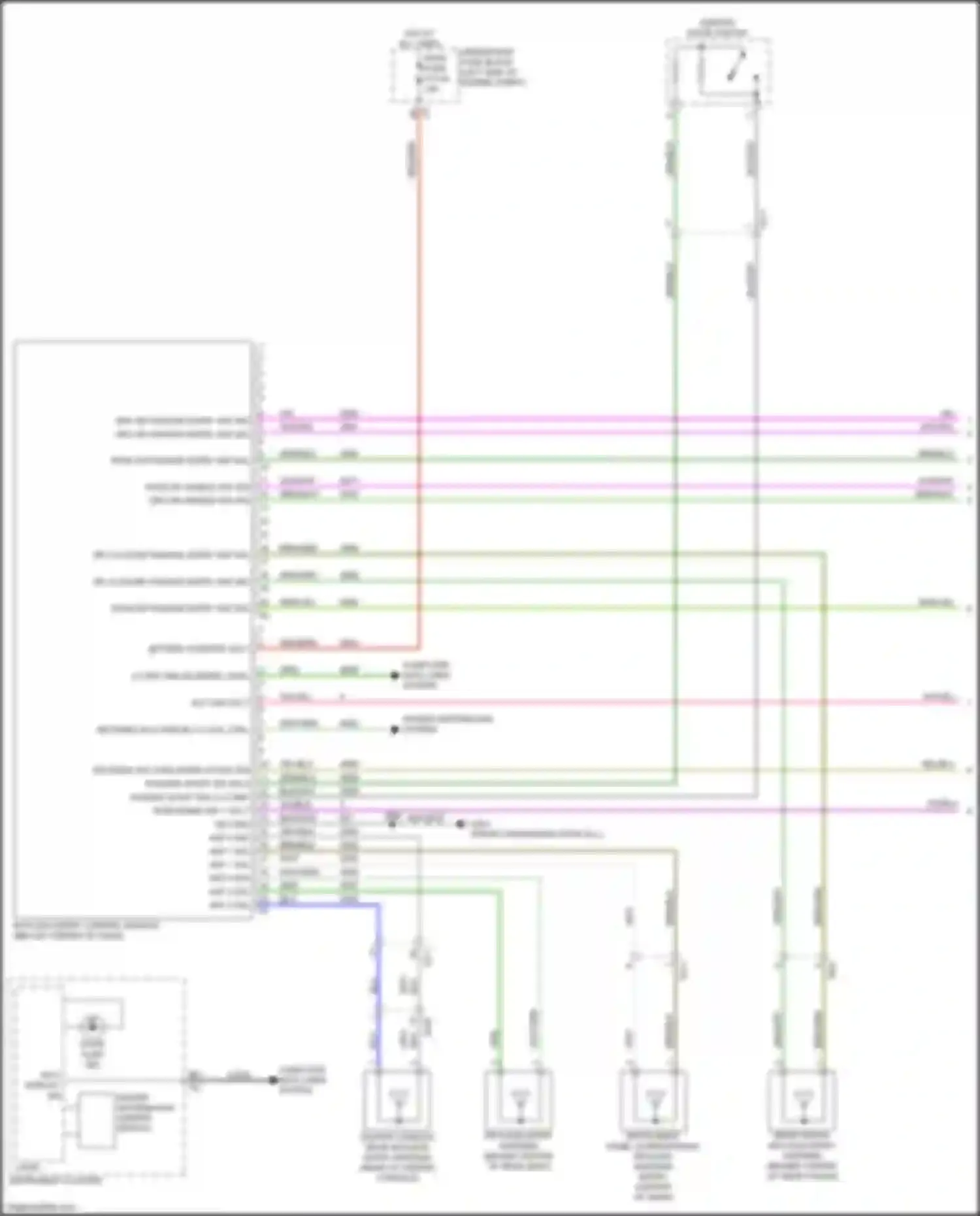 Envista Buick I (2022-2024): Power door locks circuit (1 of 4)