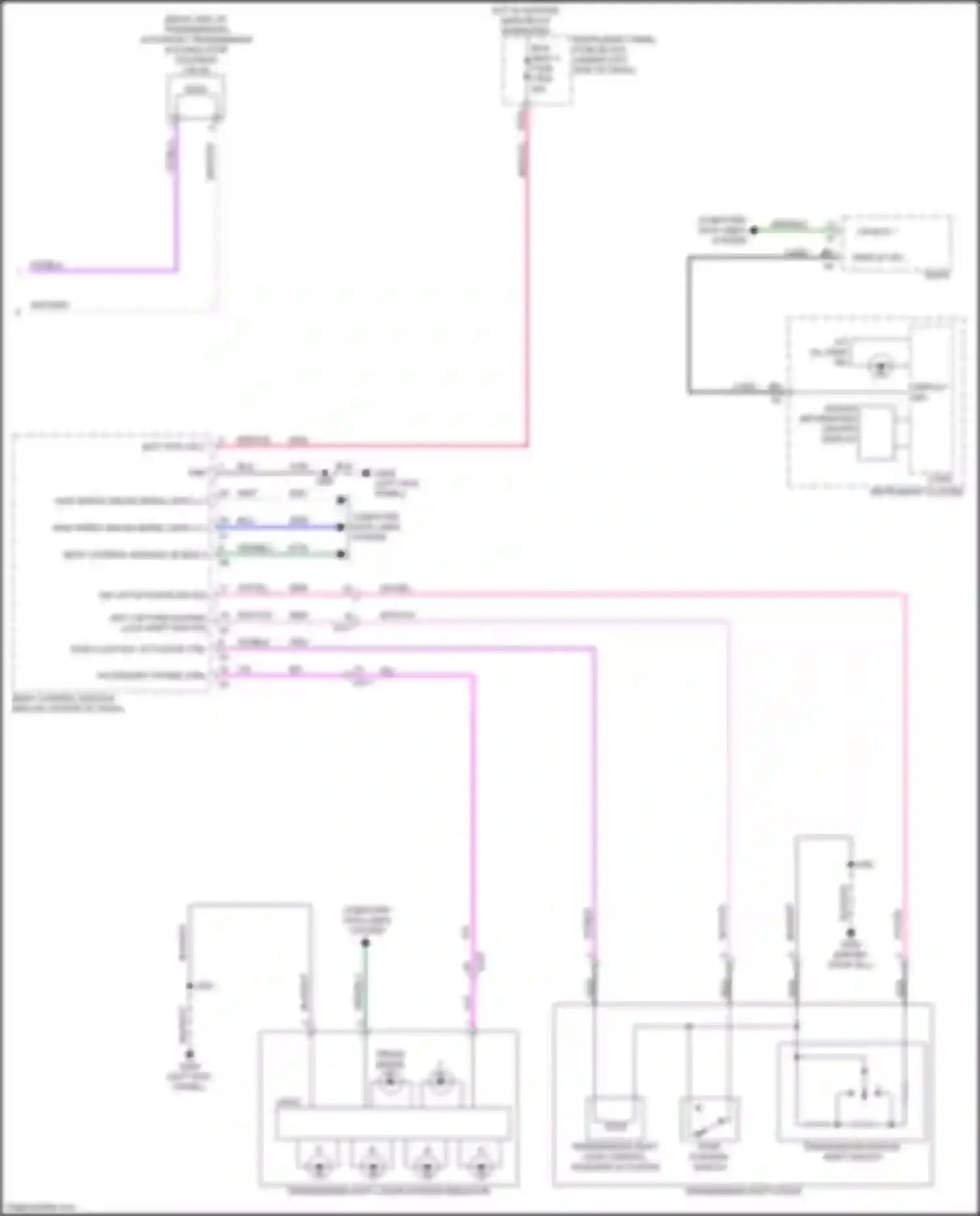 Wiring diagram automatic transmission accumulator solenoid valve for Buick Envista I (2022-2024) (1 of 2)