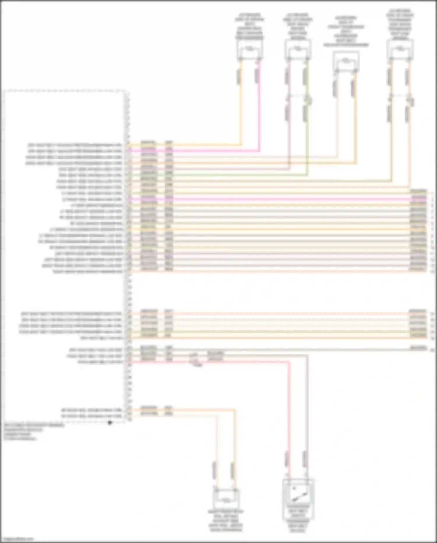 Wiring diagram drv seat belt retractor pretensioner high ctrl for Buick Envista I (2022-2024) (1 of 1)