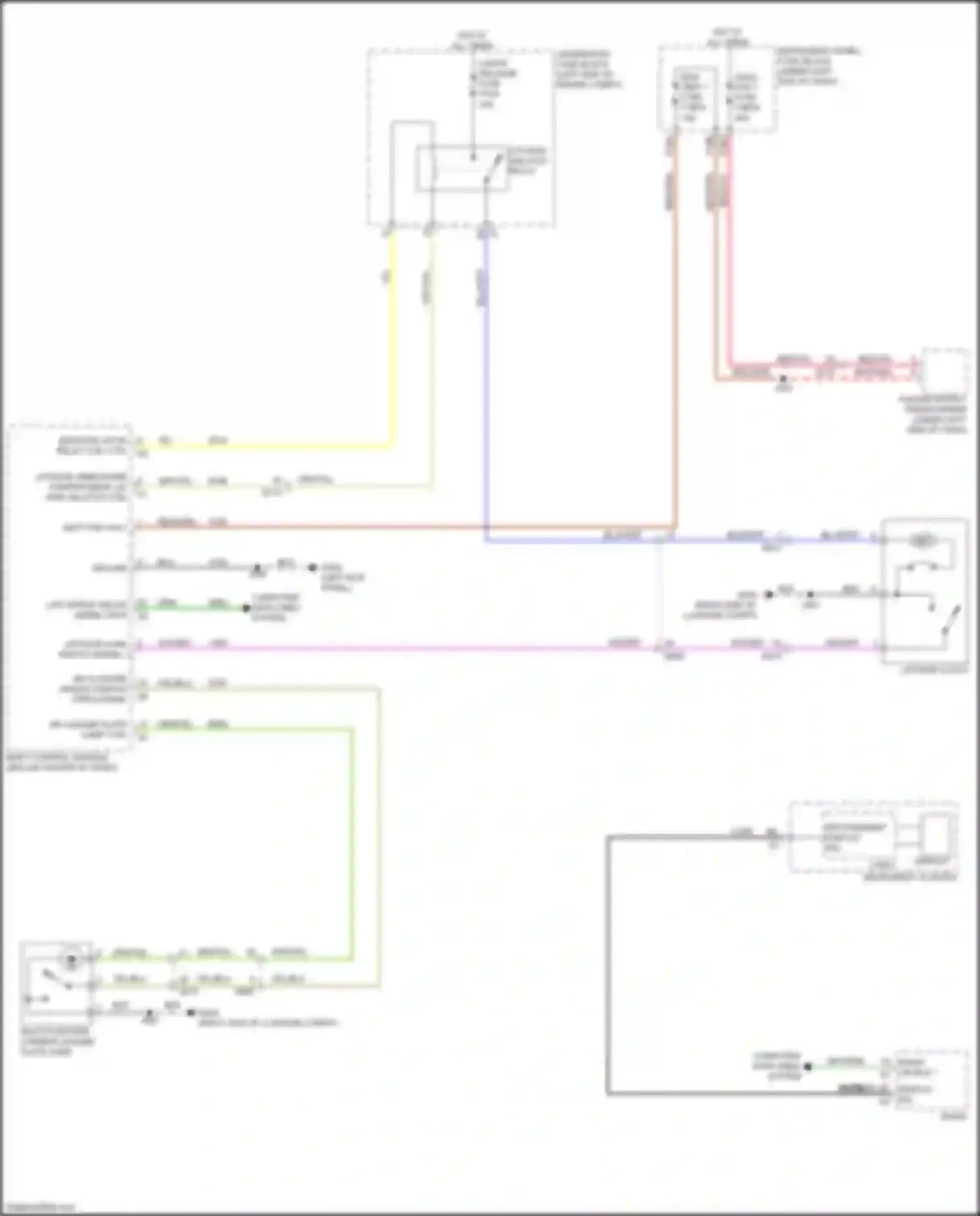 Wiring diagram blu/wht for Buick Envista I (2022-2024)