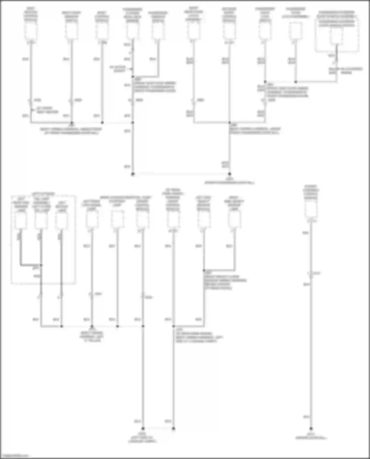 Wiring diagram left backup lamp for Buick Envista I (2022-2024) (3 of 3)