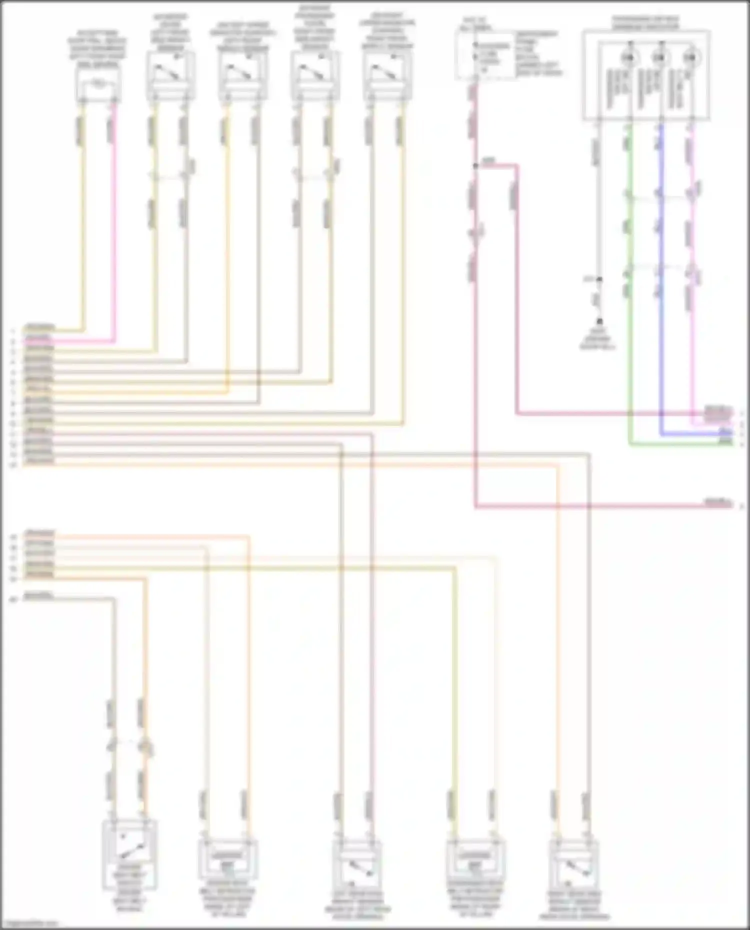 Wiring diagram left front impact sensor for Buick Envista I (2022-2024) (1 of 1)