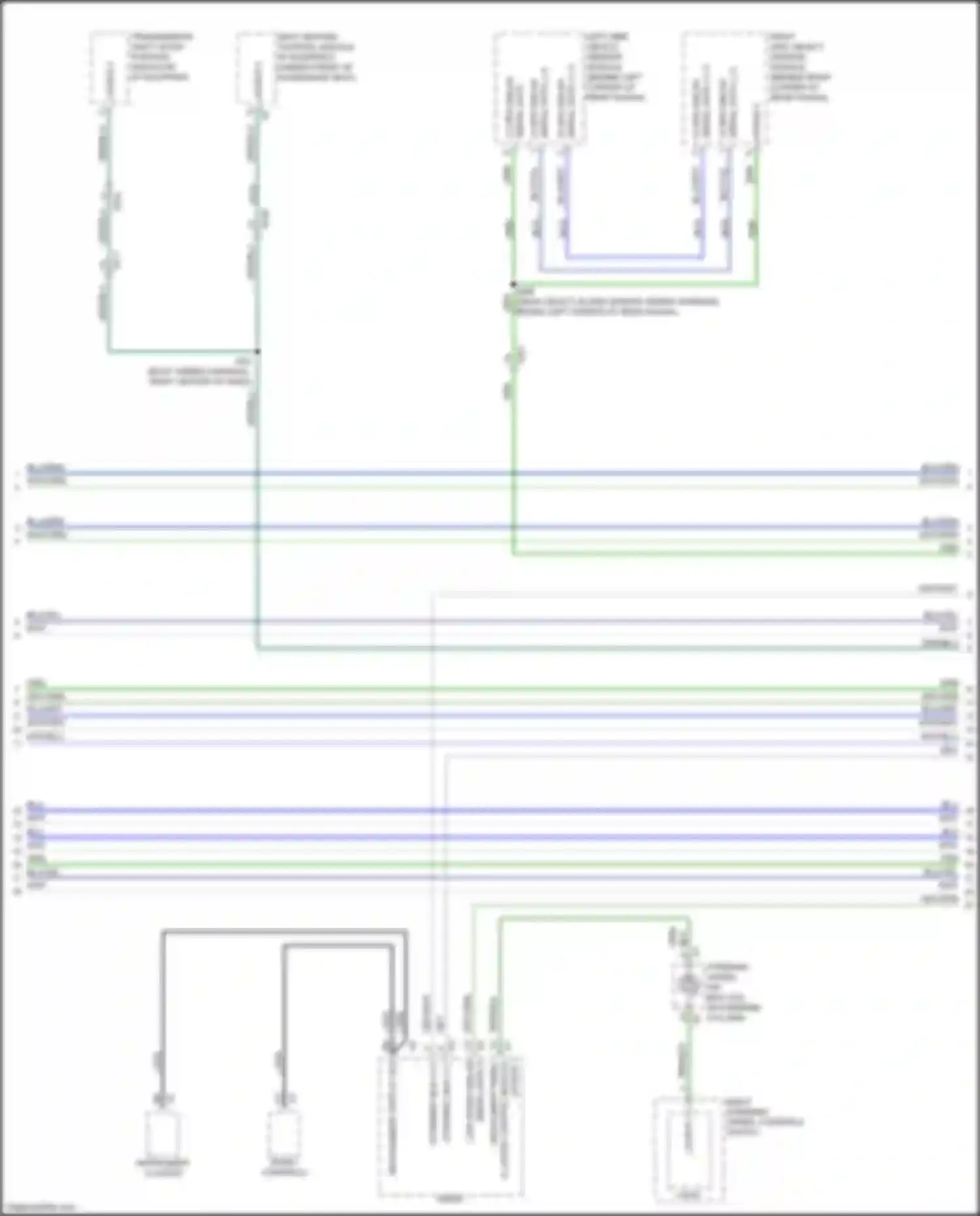 Wiring diagram left side object sensor module for Buick Envista I (2022-2024) (1 of 3)