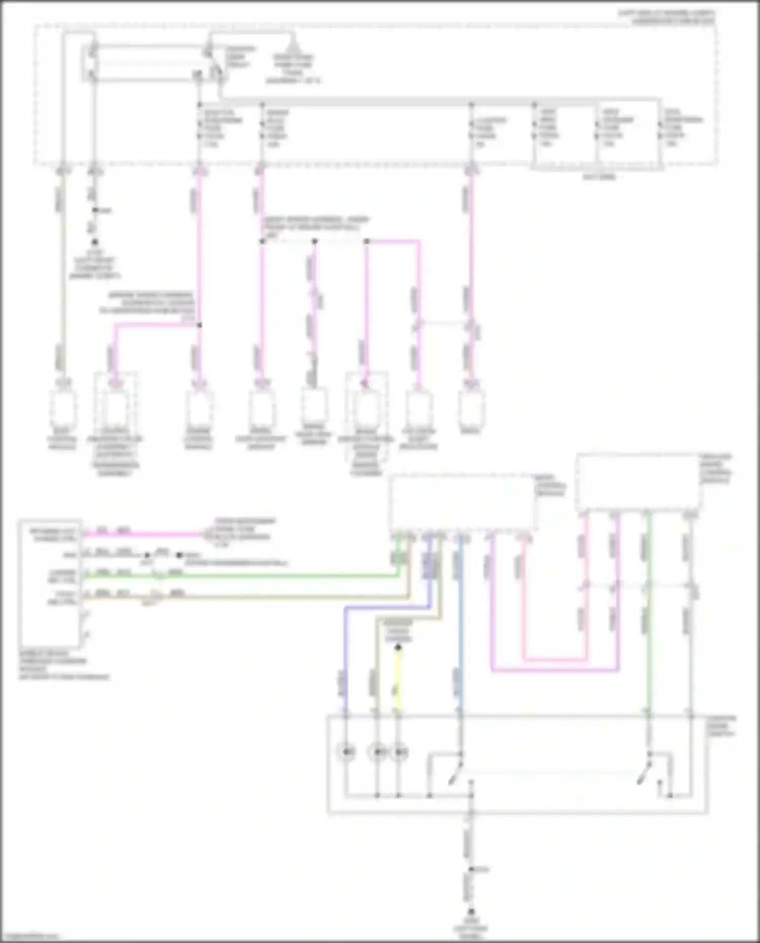 Wiring diagram keyless entry control module for Buick Envista I (2022-2024)