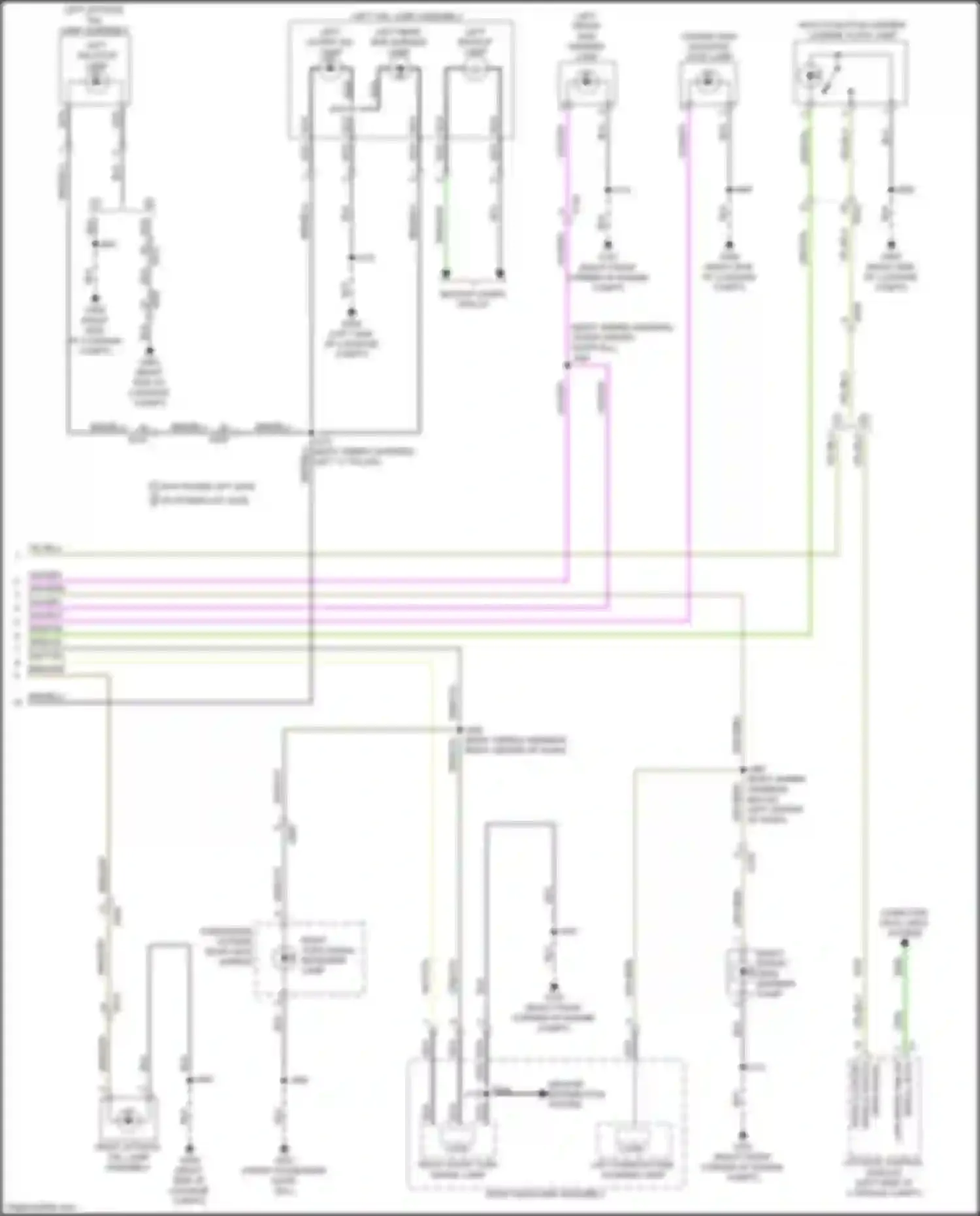 Wiring diagram right front turn signal lamp for Buick Envista I (2022-2024)