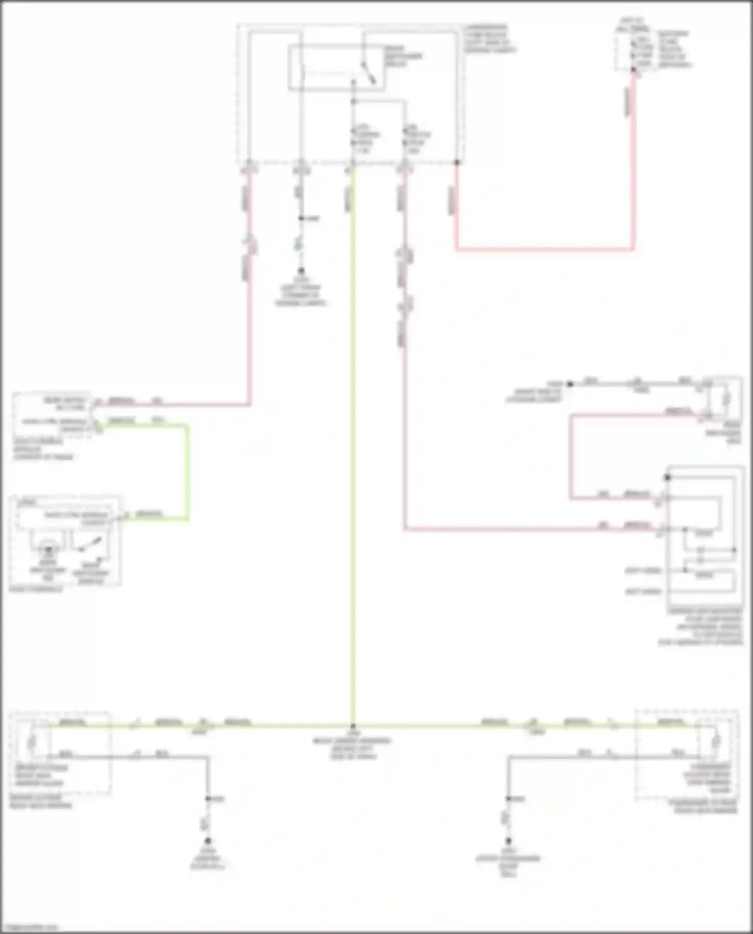 Wiring diagram rear defogger grid for Buick Envista I (2022-2024) (1 of 2)
